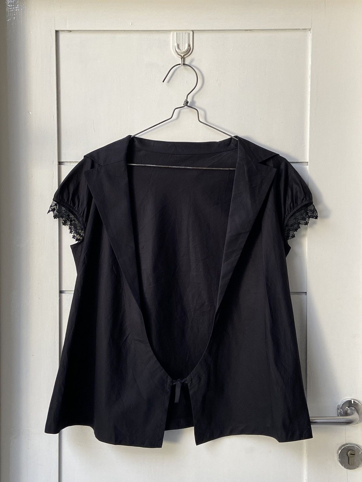 Yohji Yamamoto Yohji Yamamoto Black Outer/T-shirt Size US S / EU 44-46 / 1 - 7 Thumbnail