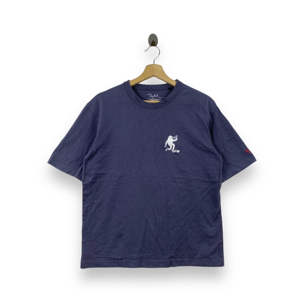 GU TONY HAWK x GU Skateboard Art Form Embroidered Tee Shirt Size US S / EU 44-46 / 1 - 1 Thumbnail