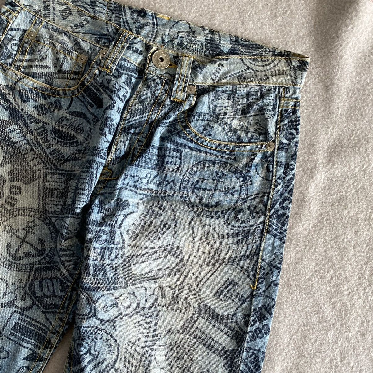 Japanese Brand × Vintage Co&Lu Fullprint Japanese Brand Jeans Size US 32 / EU 48 - 3 Thumbnail