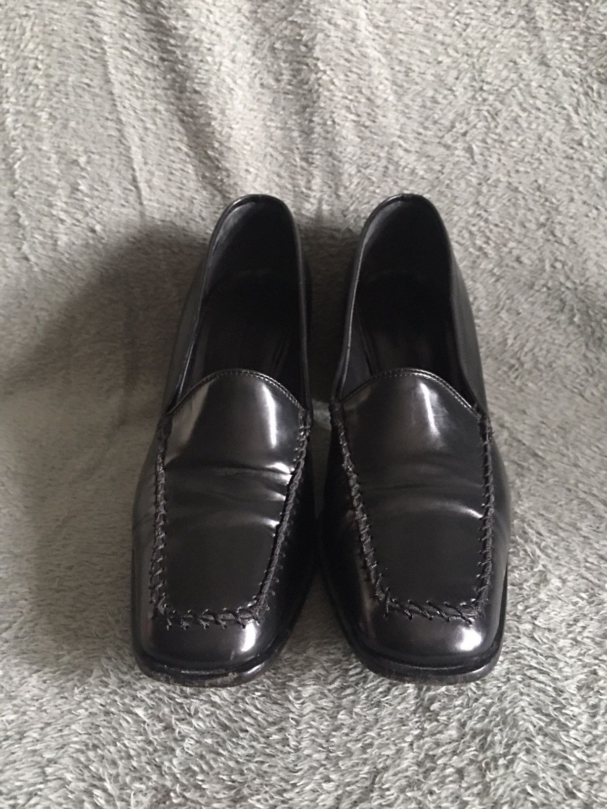 Jil Sander Jil Sander Black Leather Block Heels Pumps EU 38 Size US 8 / IT 38 - 3 Thumbnail