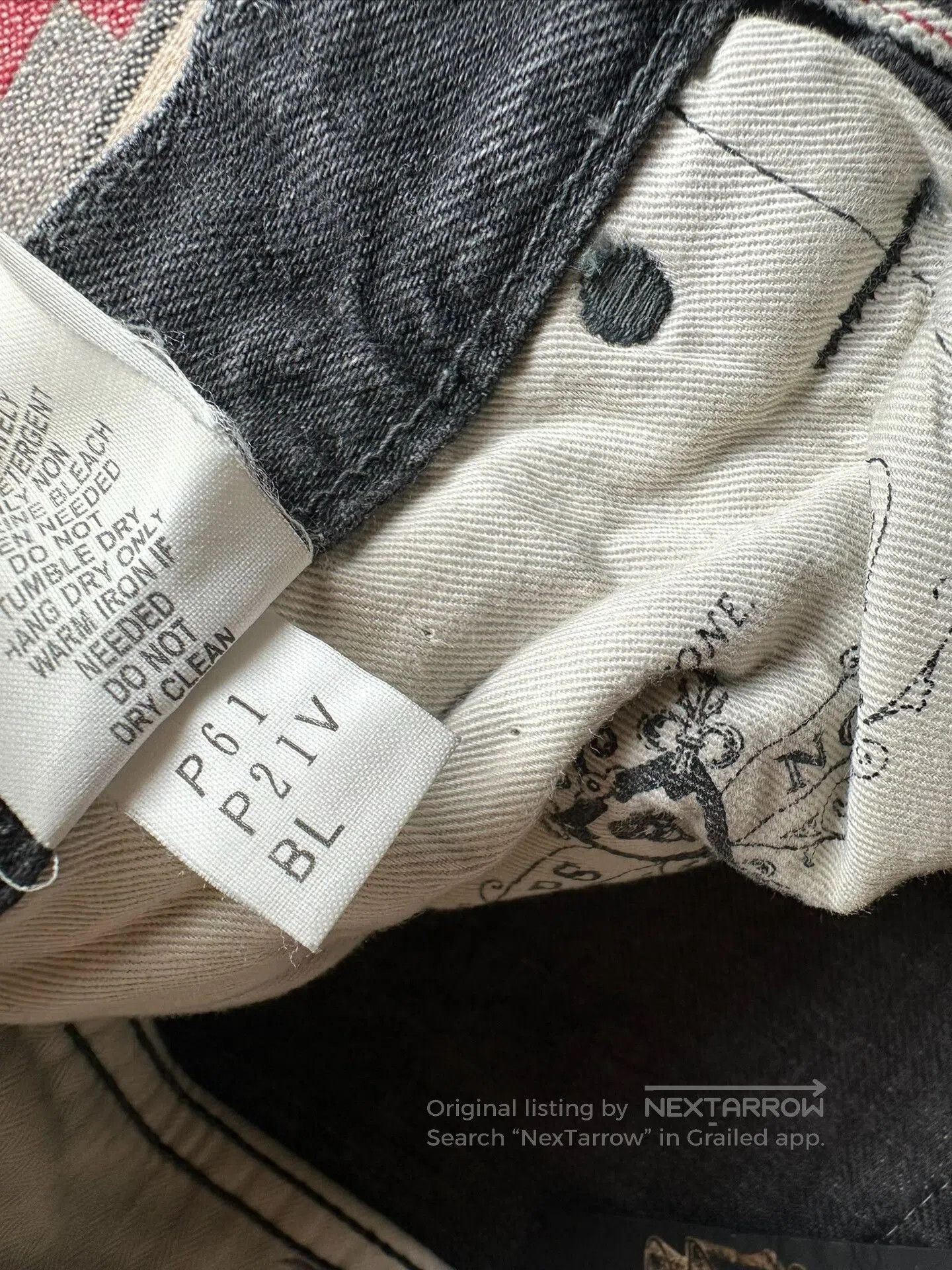 Prps Prps Noir Distressed Selvedge Black Jeans. Size US 32 / EU 48 - 8 Thumbnail