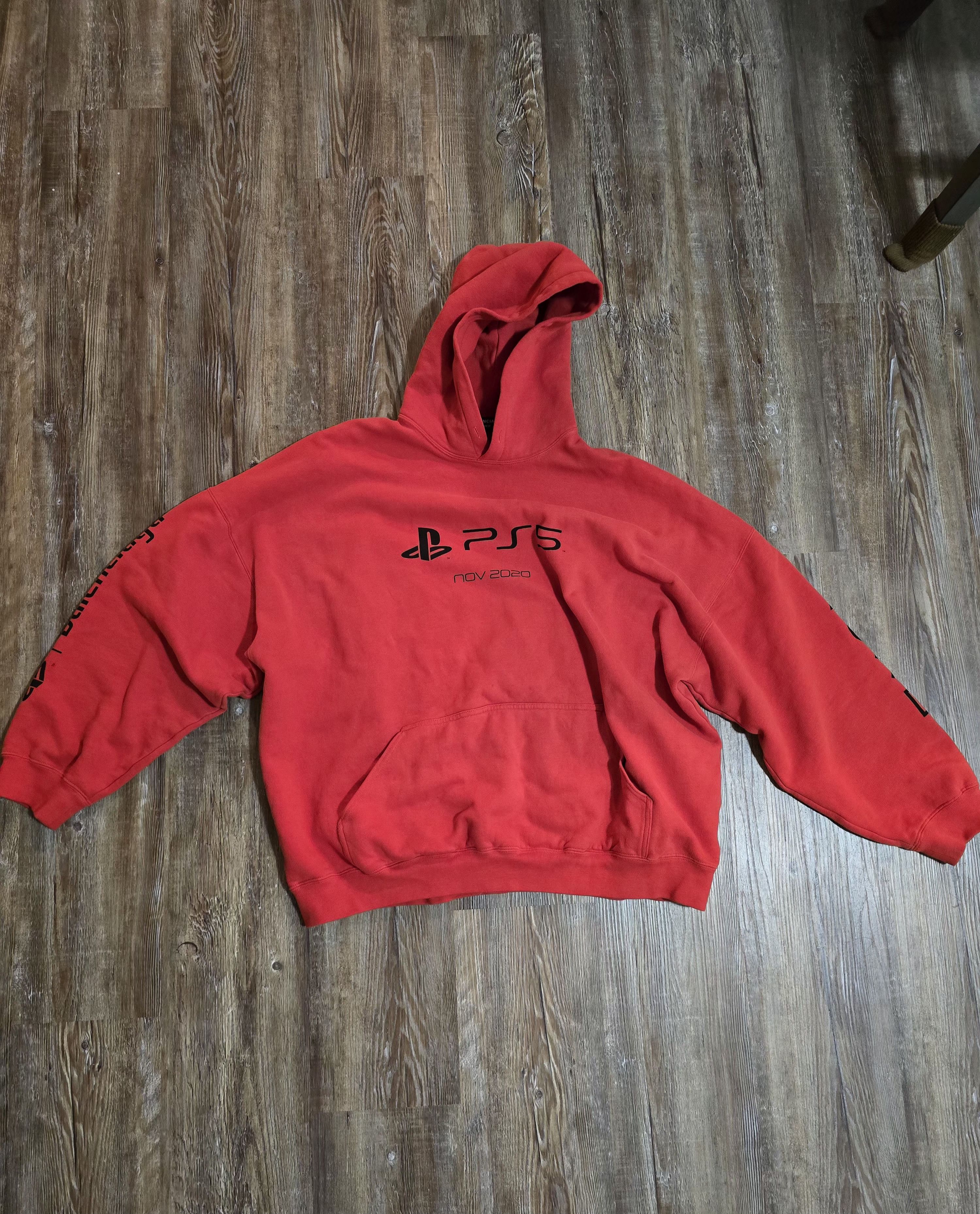 Balenciaga Balenciaga red ps5 hoodie Size US XS / EU 42 / 0 - 2 Thumbnail