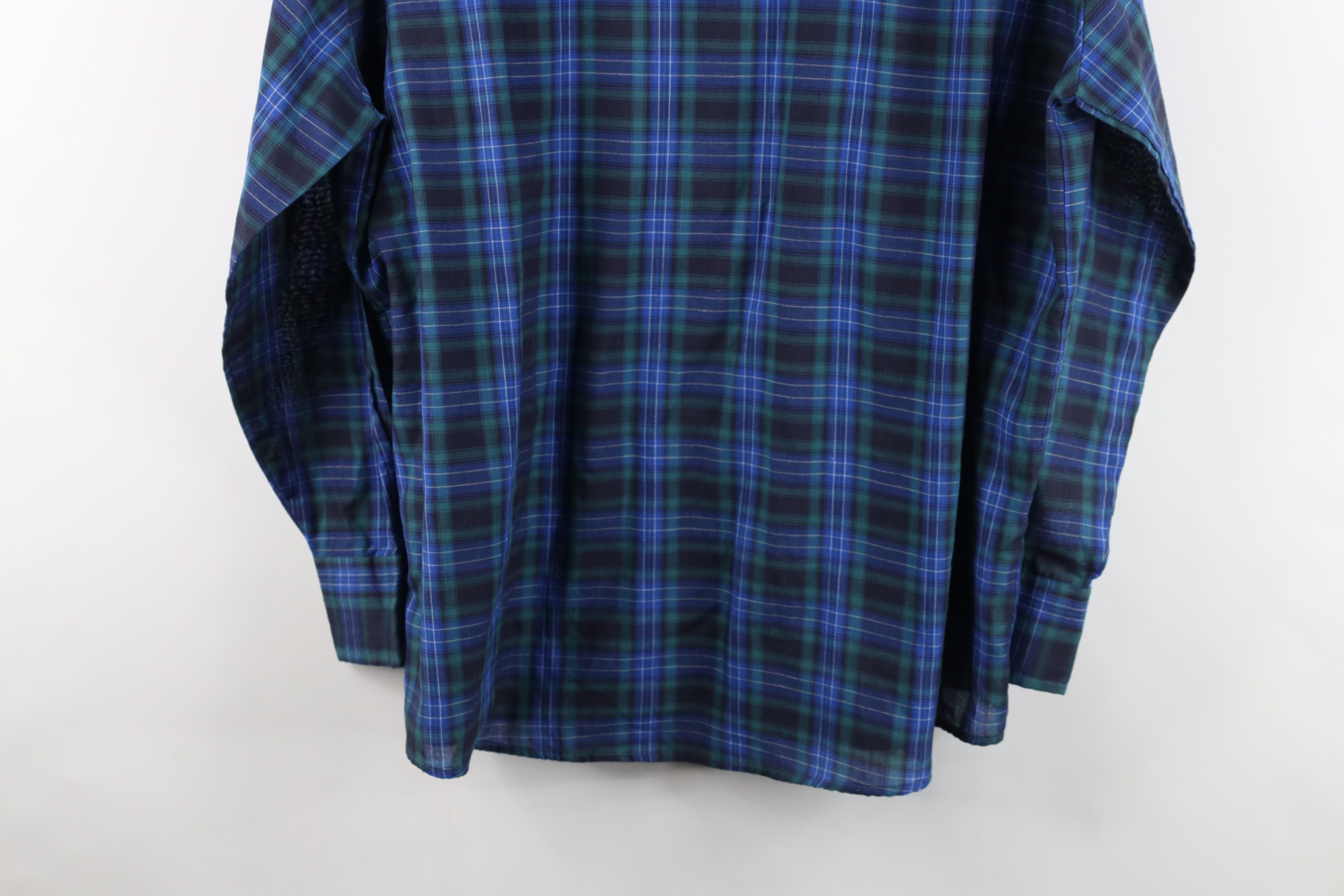 Vintage Vintage 90s Streetwear Rodeo Cowboy Snap Button Shirt Plaid Size US XL / EU 56 / 4 - 12 Thumbnail