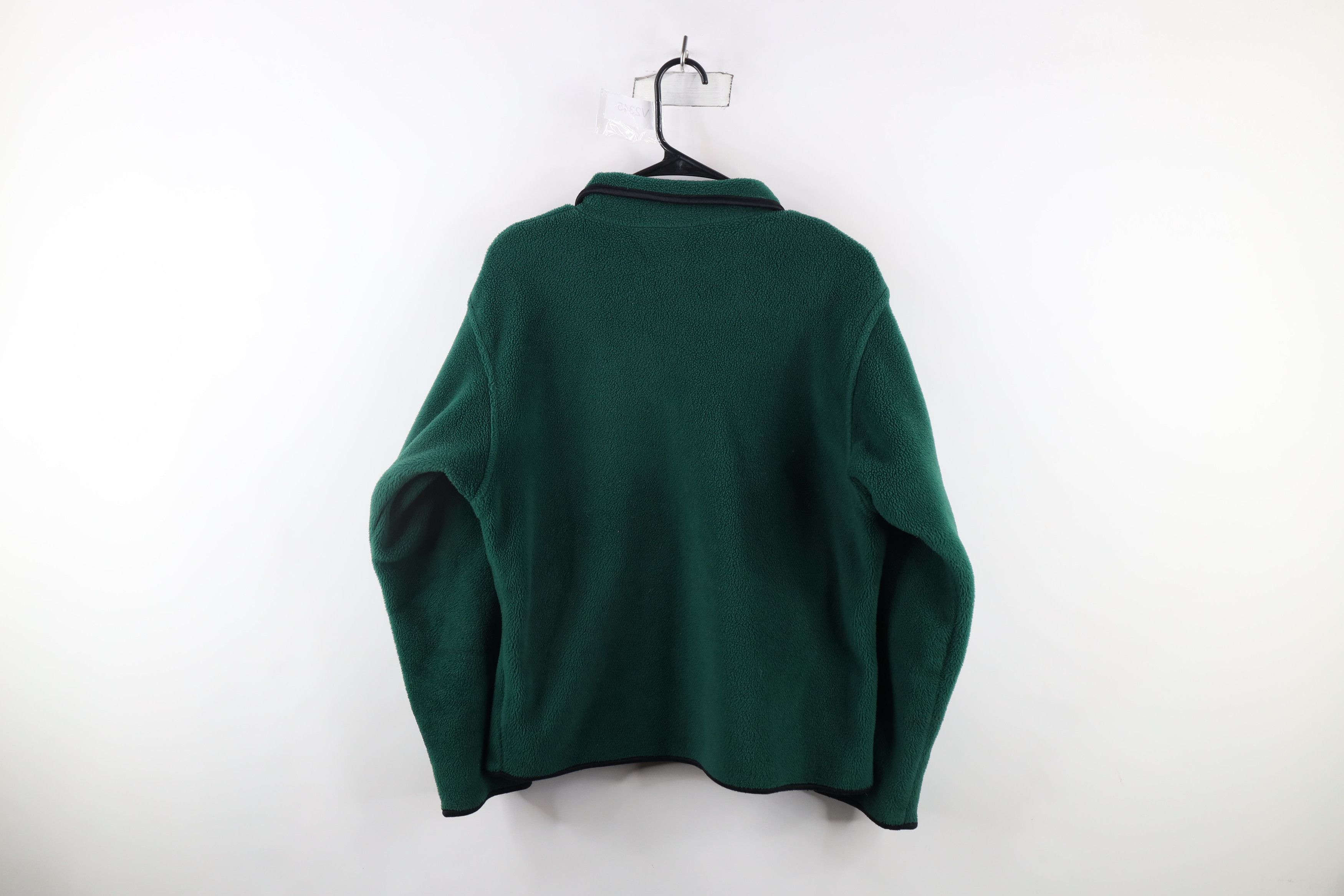 Rei × Vintage Vintage 90s REI Blank Full Zip Fleece Jacket Green USA Size US S / EU 44-46 / 1 - 13 Thumbnail