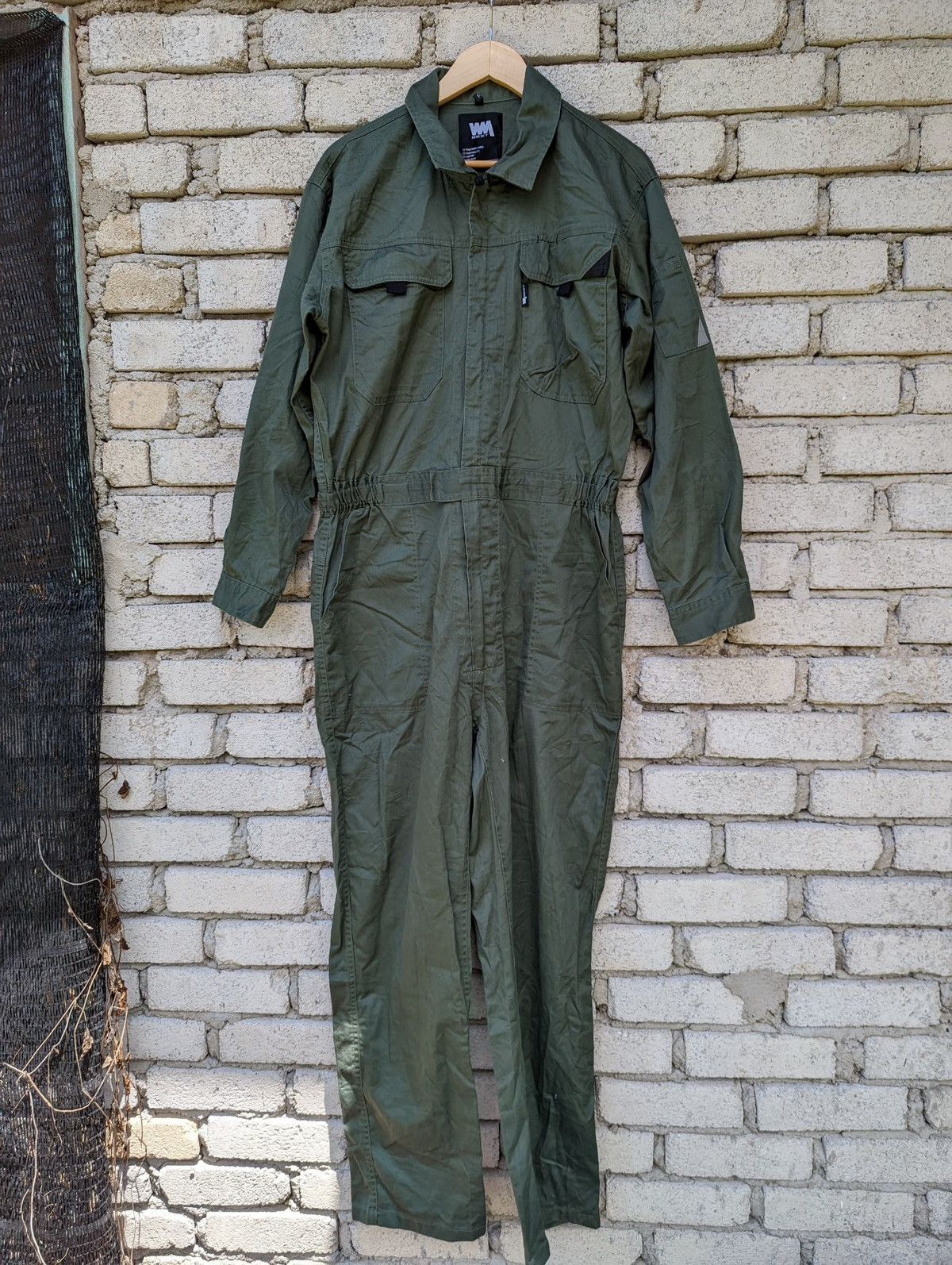 Japanese Brand WM Best Overalls Green Military Size US 36 / EU 52 - 1 Thumbnail