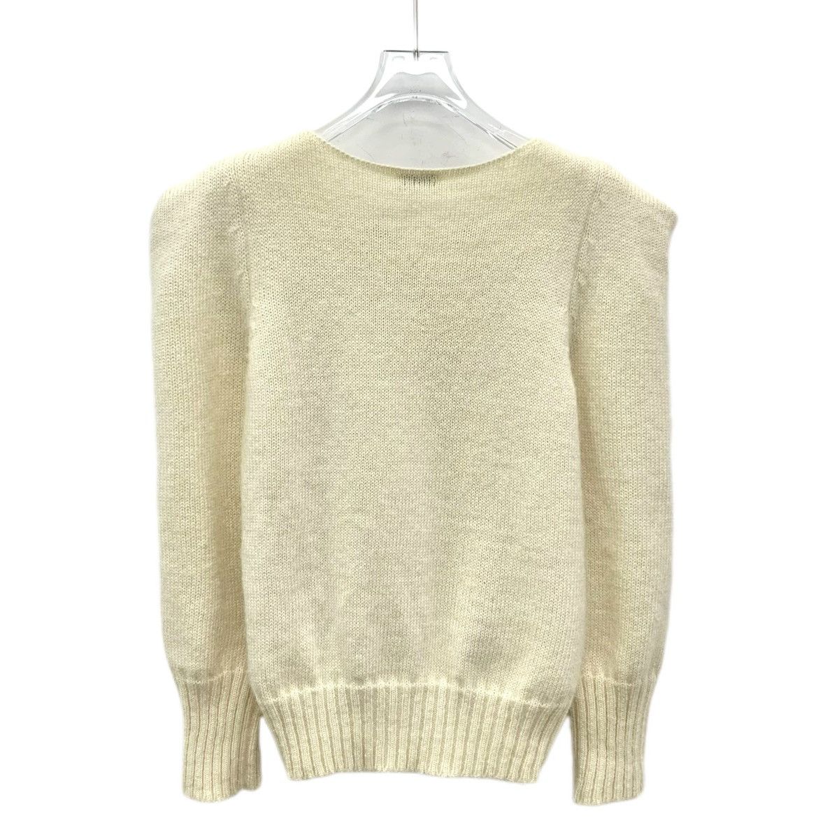 Yves Saint Laurent Yves Saint Laurent Bow Wool Long Sleeve Knit Sweater K26WX Size S / US 4 / IT 40 - 2 Thumbnail