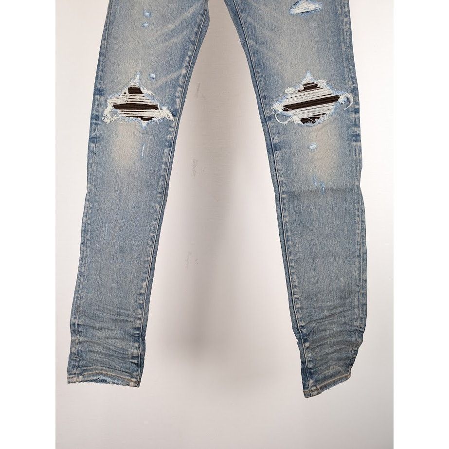 Amiri o1rshd1 Ultra Suede MX1 Jeans in Clay Indigo 31 Size US 31 - 4 Thumbnail