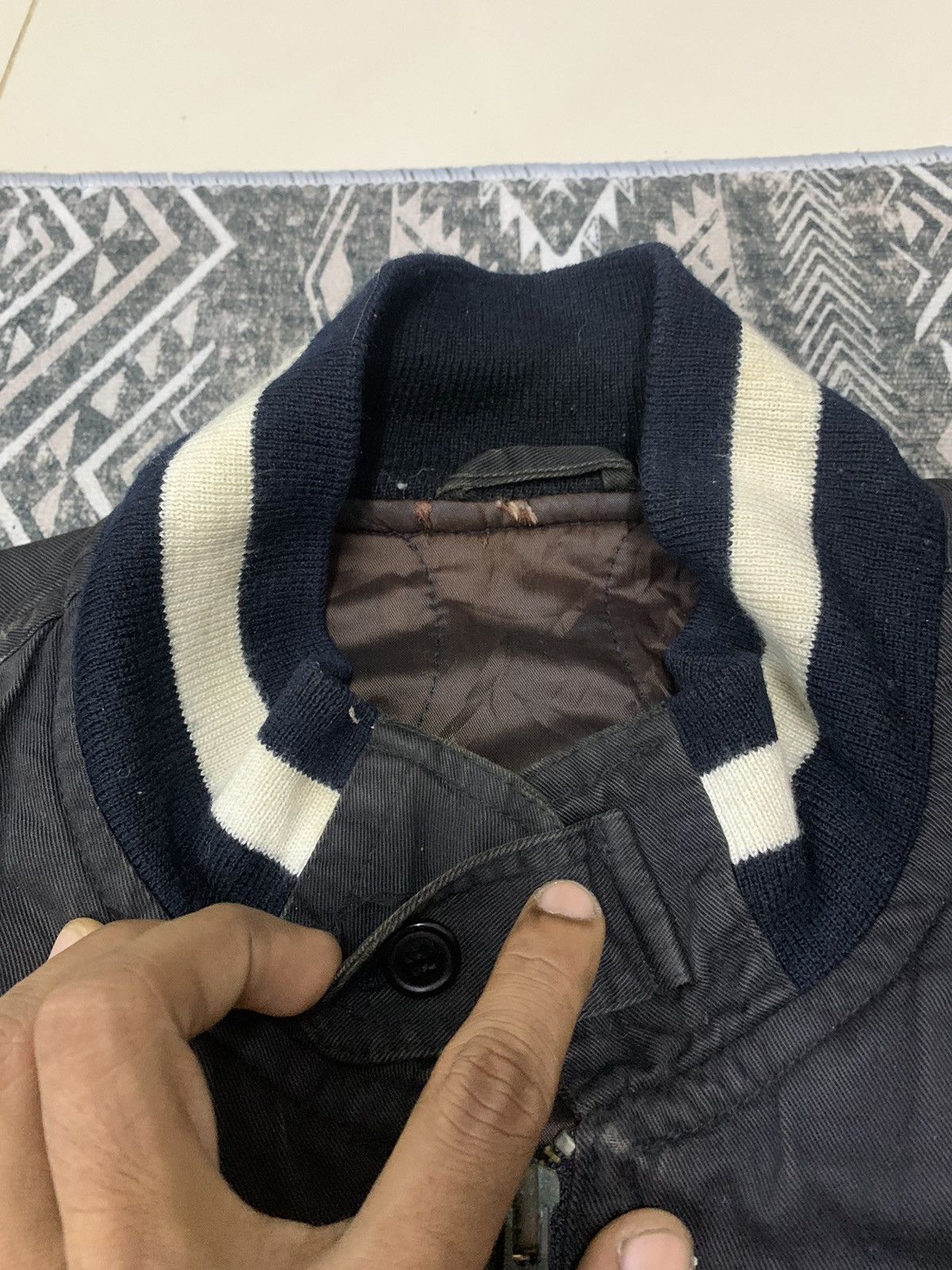 Vintage VINTAGE NEW DORMELSON LUCKY STRIKE BOMBER JACKET RARE Size US L / EU 52-54 / 3 - 9 Thumbnail
