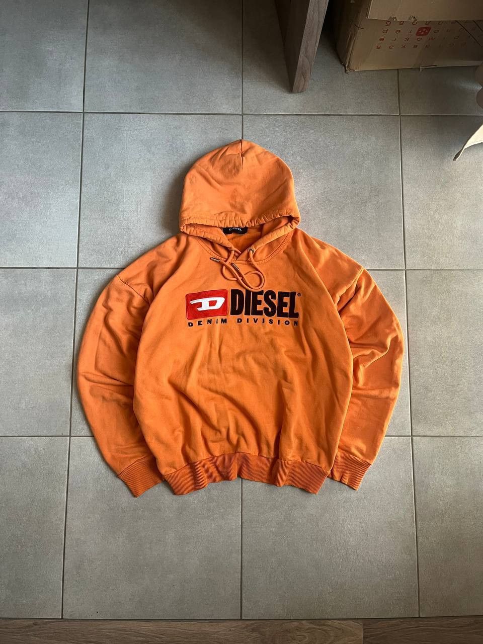 Diesel Diesel Hoodie Big Patch Logo Orange Size US L / EU 52-54 / 3 - 3 Thumbnail