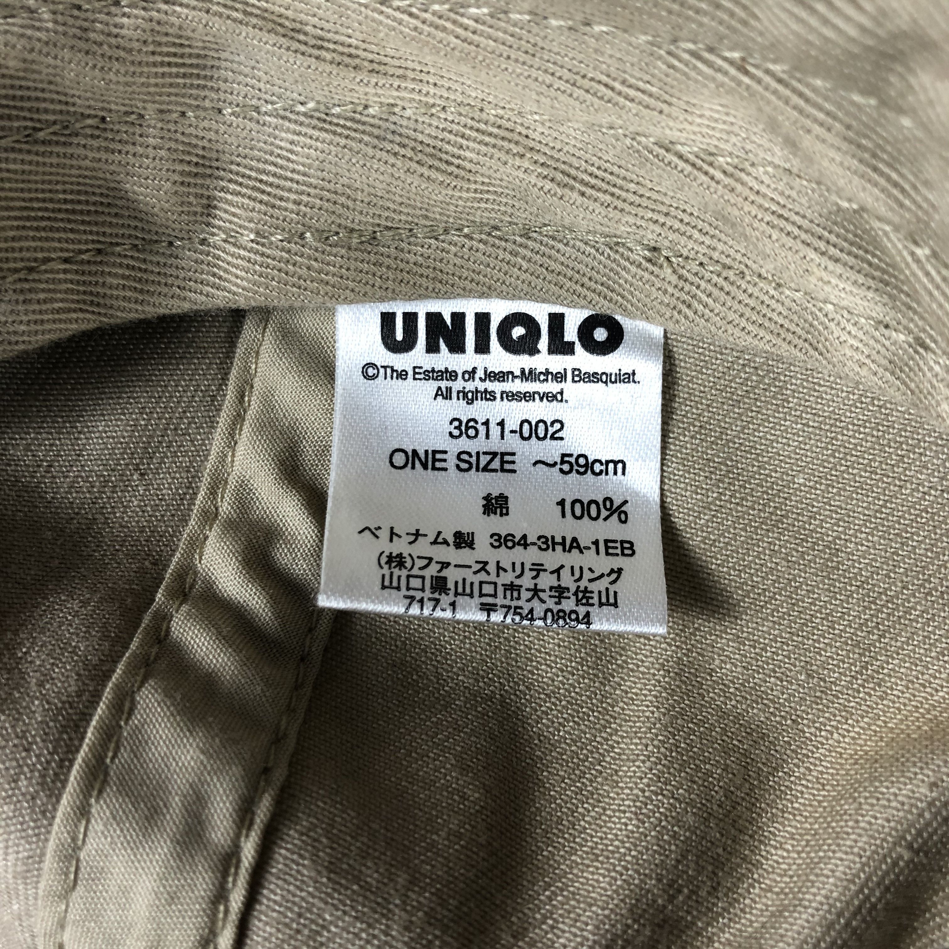 Japanese Brand × Jean-Michel Basquiat × Uniqlo Jean-Michel Basquiat x Uniqlo Baseball Caps -D720 Size ONE SIZE - 6 Thumbnail
