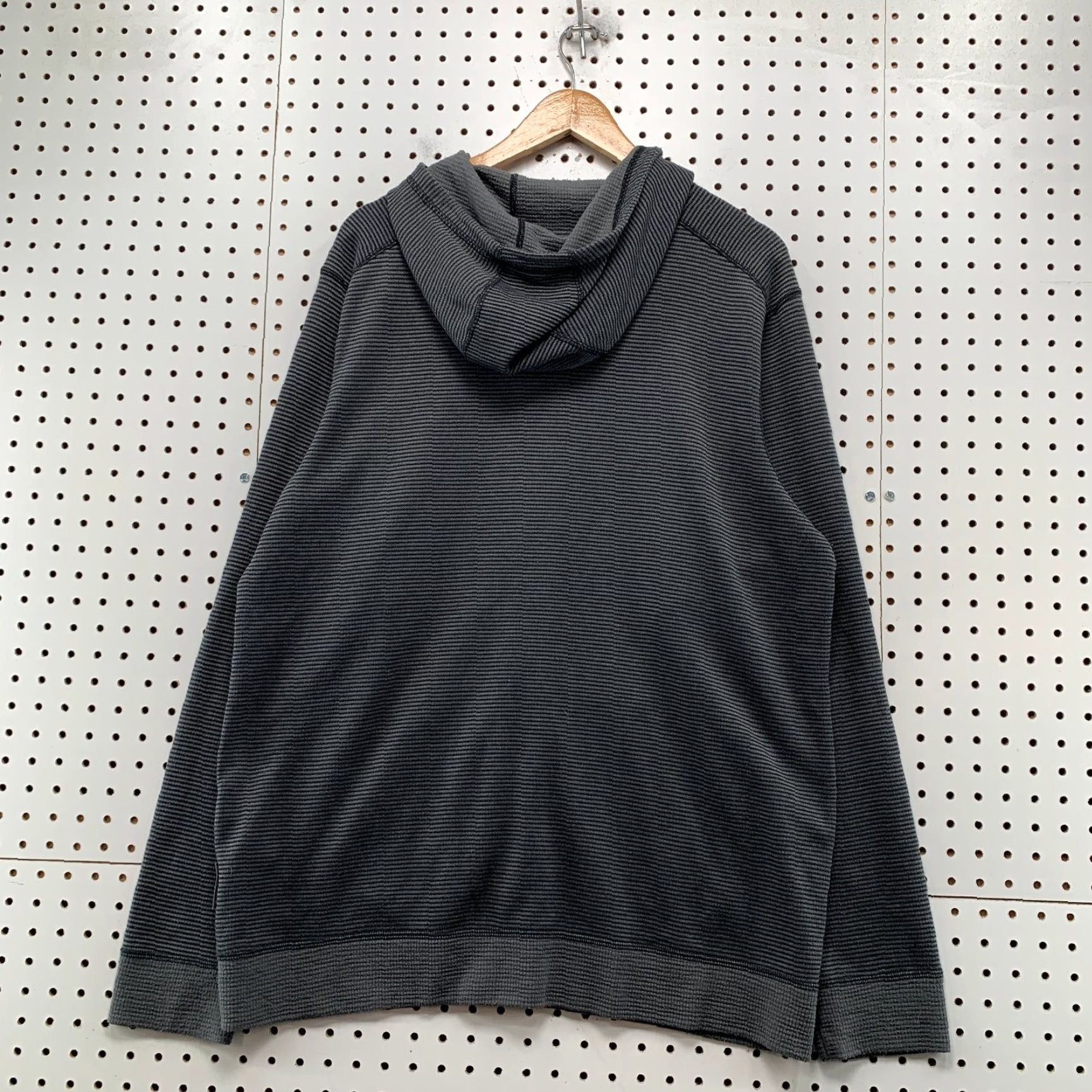 ExOfficio ExOfficio Hoodie Mens XL Gray Waffle Knit Thermal Hooded Outdoor Hopper? Size US XL / EU 56 / 4 - 2 Thumbnail