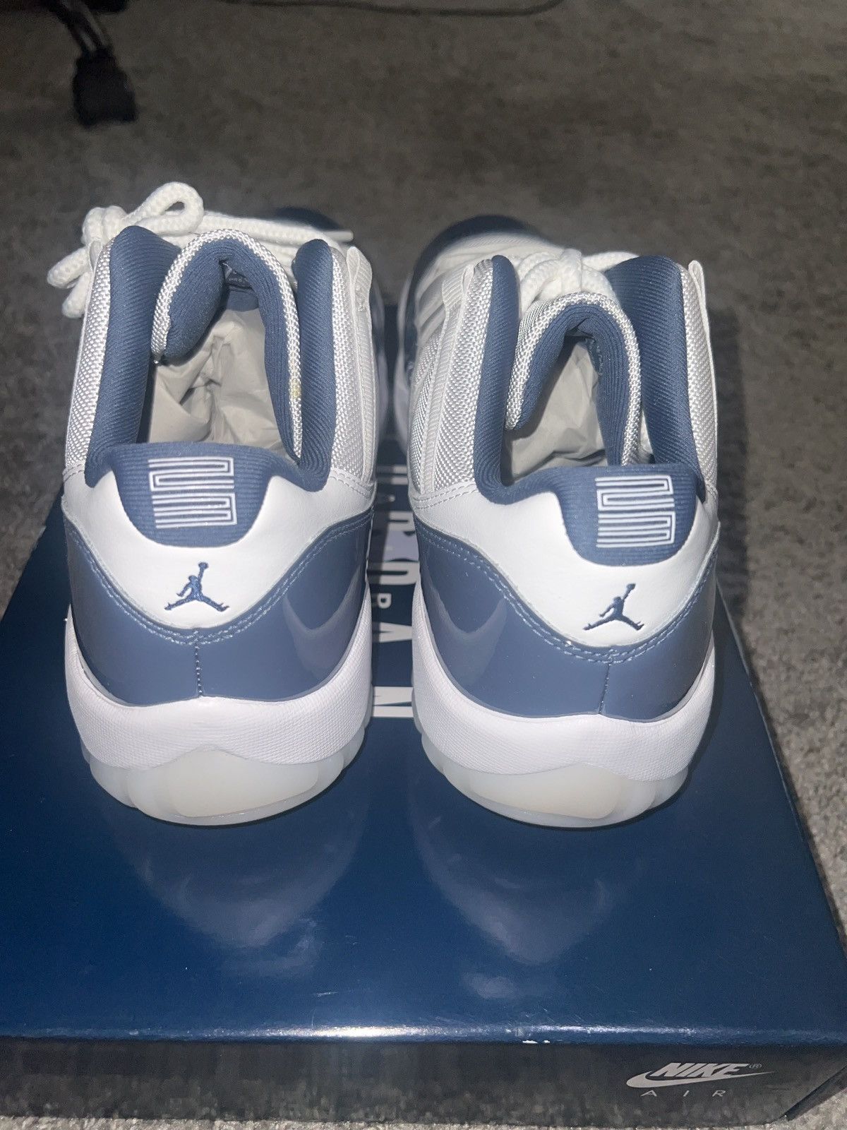 Jordan Brand × Nike Air Jordan 11 Retro Low "Diffused Blue" Size US 11.5 / EU 44-45 - 4 Thumbnail