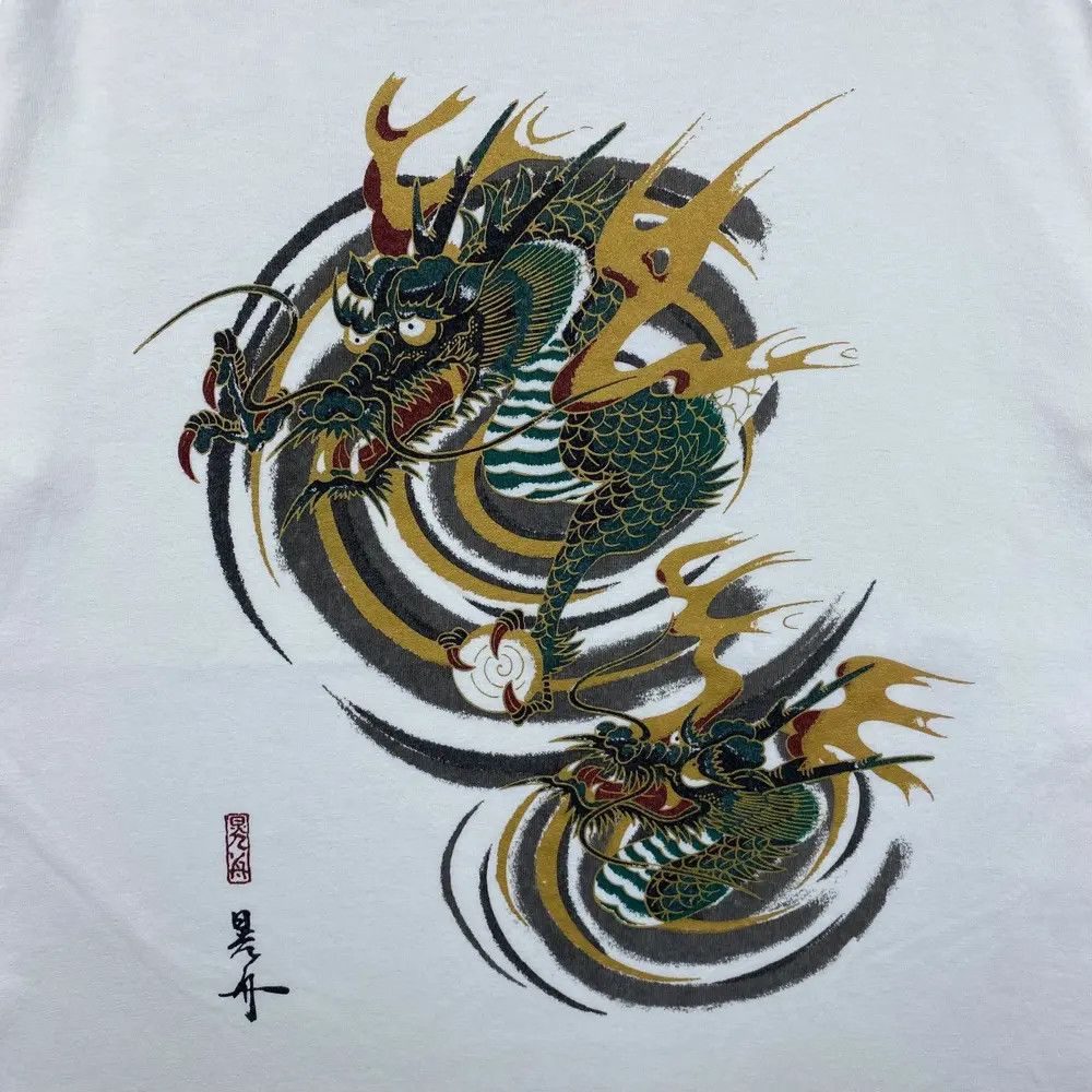 Japanese Brand DRAGONS PEARL ART Standard Japanese Graphic Tee Shirt Medium Size US M / EU 48-50 / 2 - 2 Thumbnail