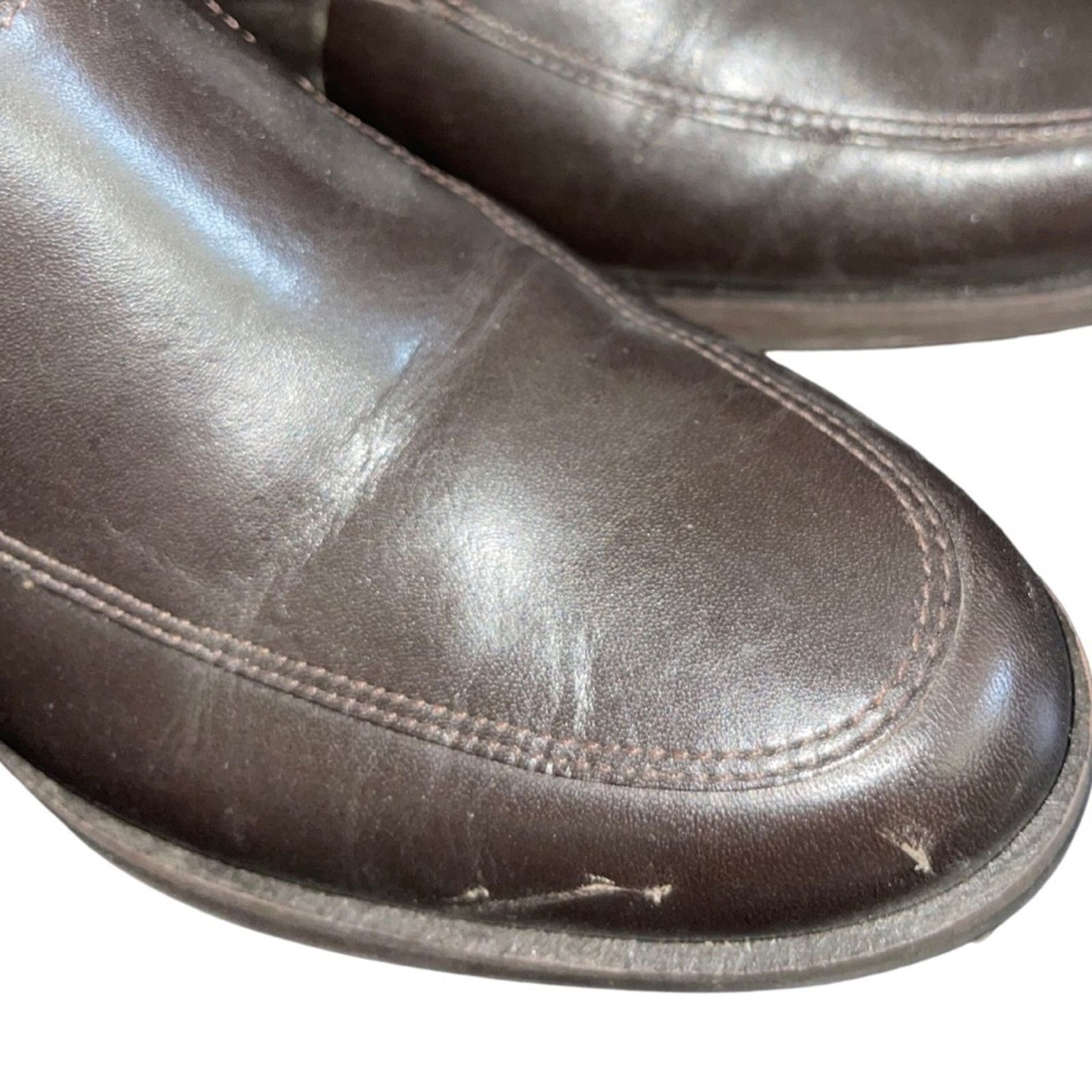 Other Vintage Calico Slip on Oxford Loafers Chunky Heel Shoes SZ 7 Size US 7 / IT 37 - 4 Thumbnail