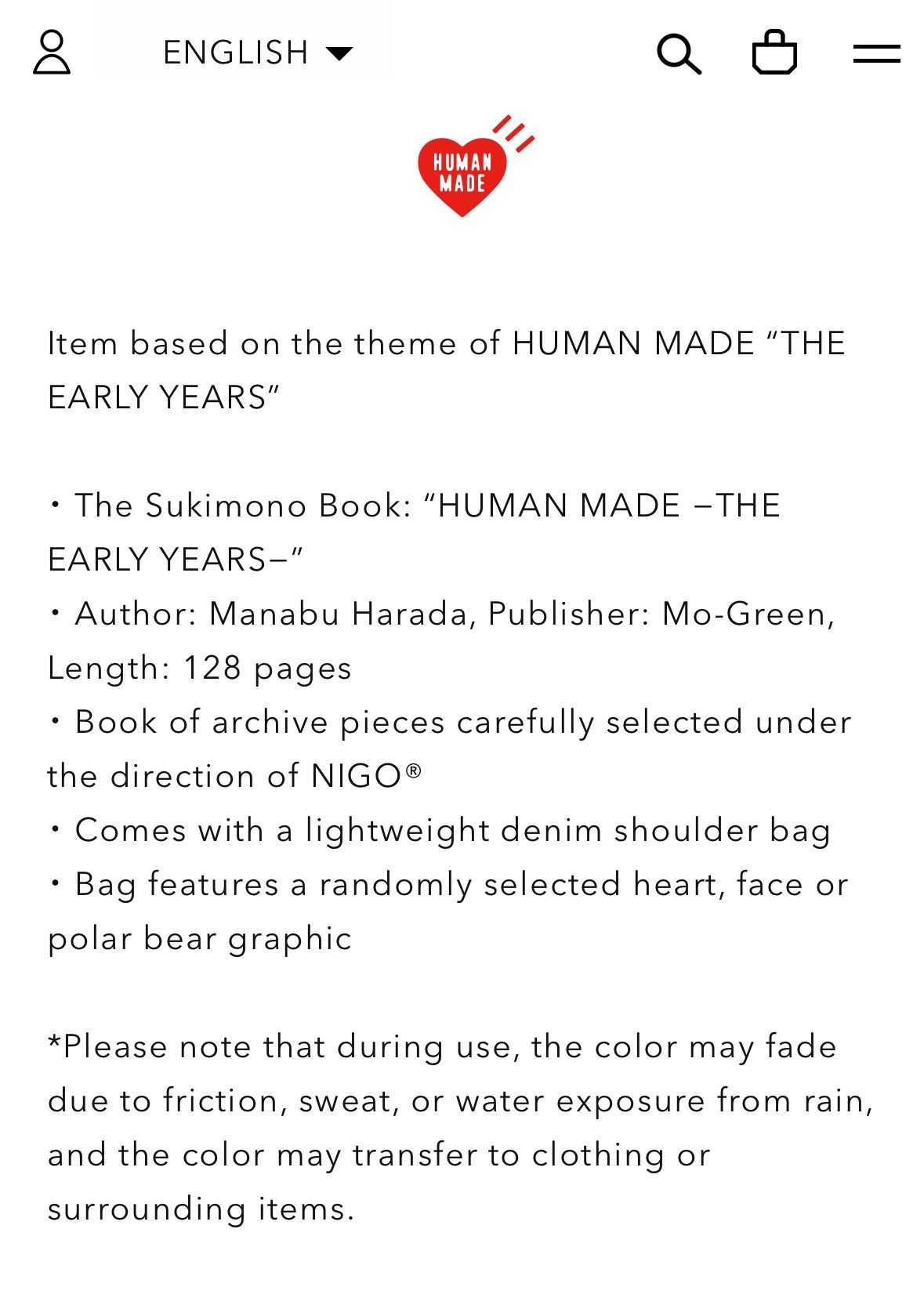 Human Made Human Made Bag Size ONE SIZE - 3 Thumbnail