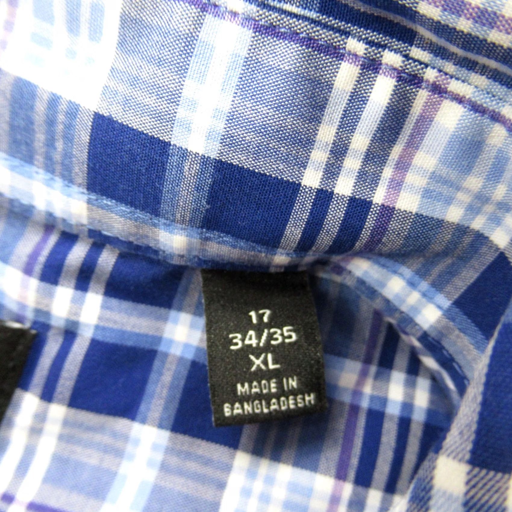 Polo Ralph Lauren Ralph Lauren Shirt Mens XL Long Sleeve Casual Button Front Plaid Blake Blue Size US XL / EU 56 / 4 - 5 Thumbnail