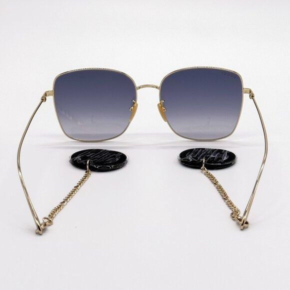 Gucci NEW GUCCI SUNGLASSES GG1030SK 001 GOLD WOMEN EYEWEAR GUCCI Size ONE SIZE - 5 Thumbnail