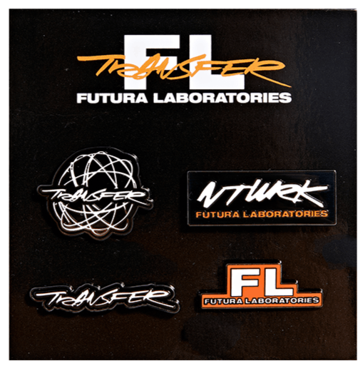 Futura Futura Laboratories x Transfer Festival NTWRK - 4x Pin Set Size ONE SIZE - 1 Thumbnail