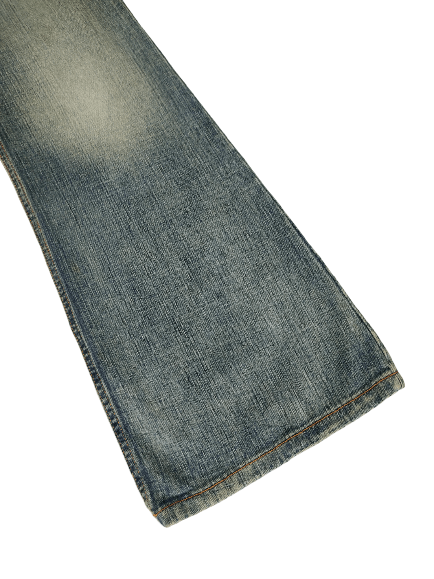 Le Grande Bleu (L.G.B.) Flare Jeans The Limited Distress Faded Low Rise Boot Cut Y2k Size US 30 / EU 46 - 8 Thumbnail