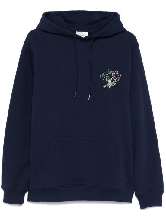Drole De Monsieur DROLE DE MONSIEUR Men Hoodies GHO150 CO127NAVY Blue Size US XL / EU 56 / 4 - 1 Thumbnail