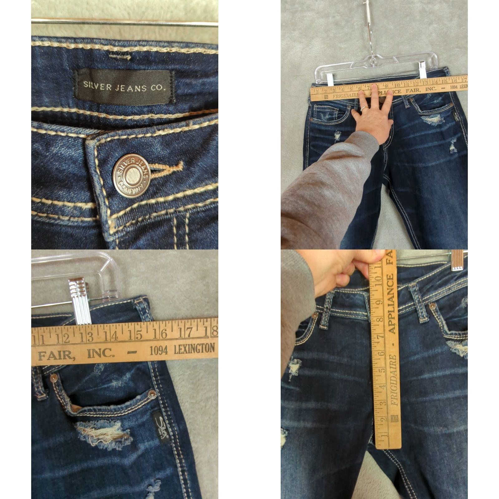 Silver Jeans Co. VINTAGE (no) - Note: There is no vintage status in original title; output must only use original words. Size 24" / US 00 / IT 34 - 8 Thumbnail