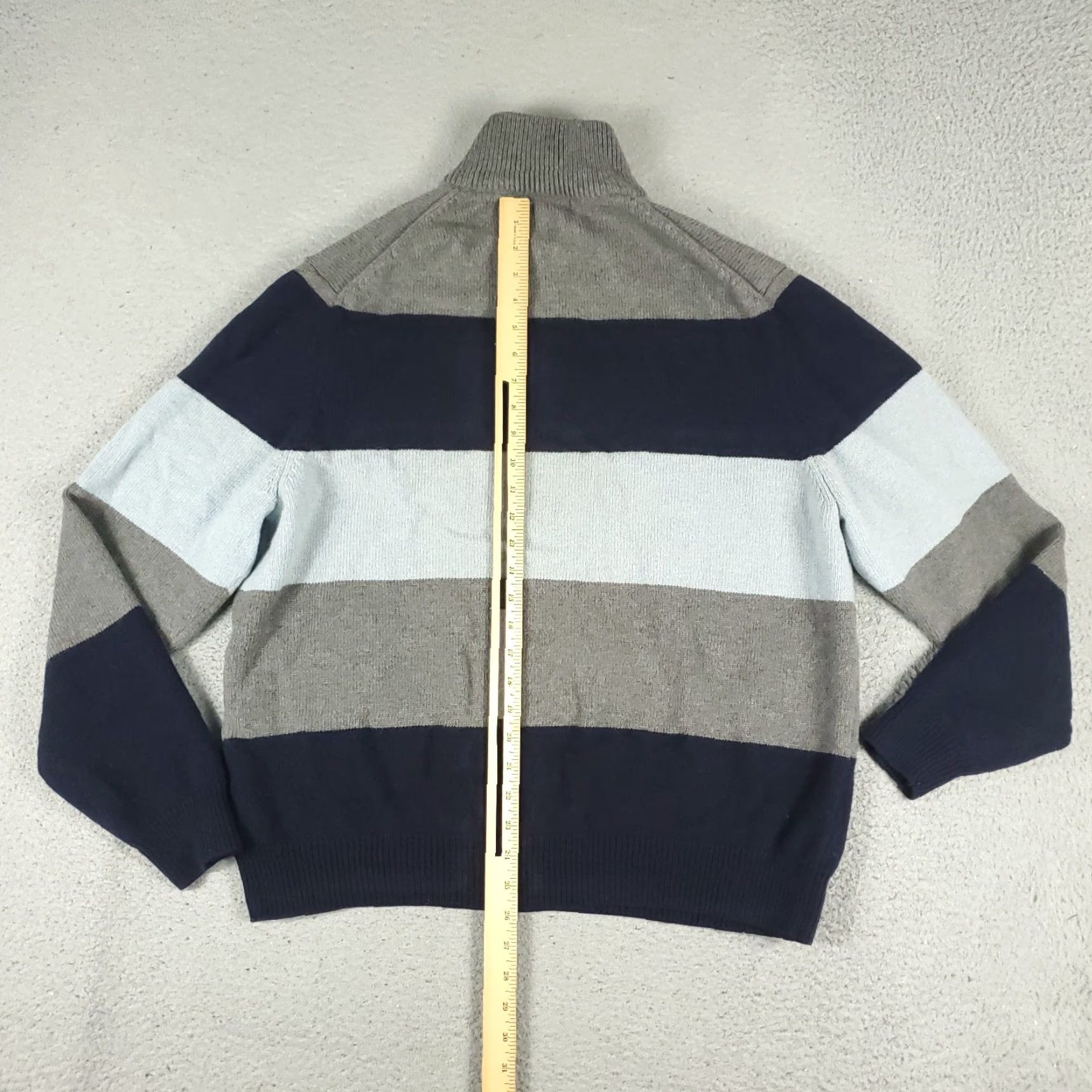 Brooks Brothers VINTAGE Brooks Brothers Sweater Mens XL Blue Wool Knit Pullover 1/4 Zip Classic Modern Preppy Size US XL / EU 56 / 4 - 6 Thumbnail