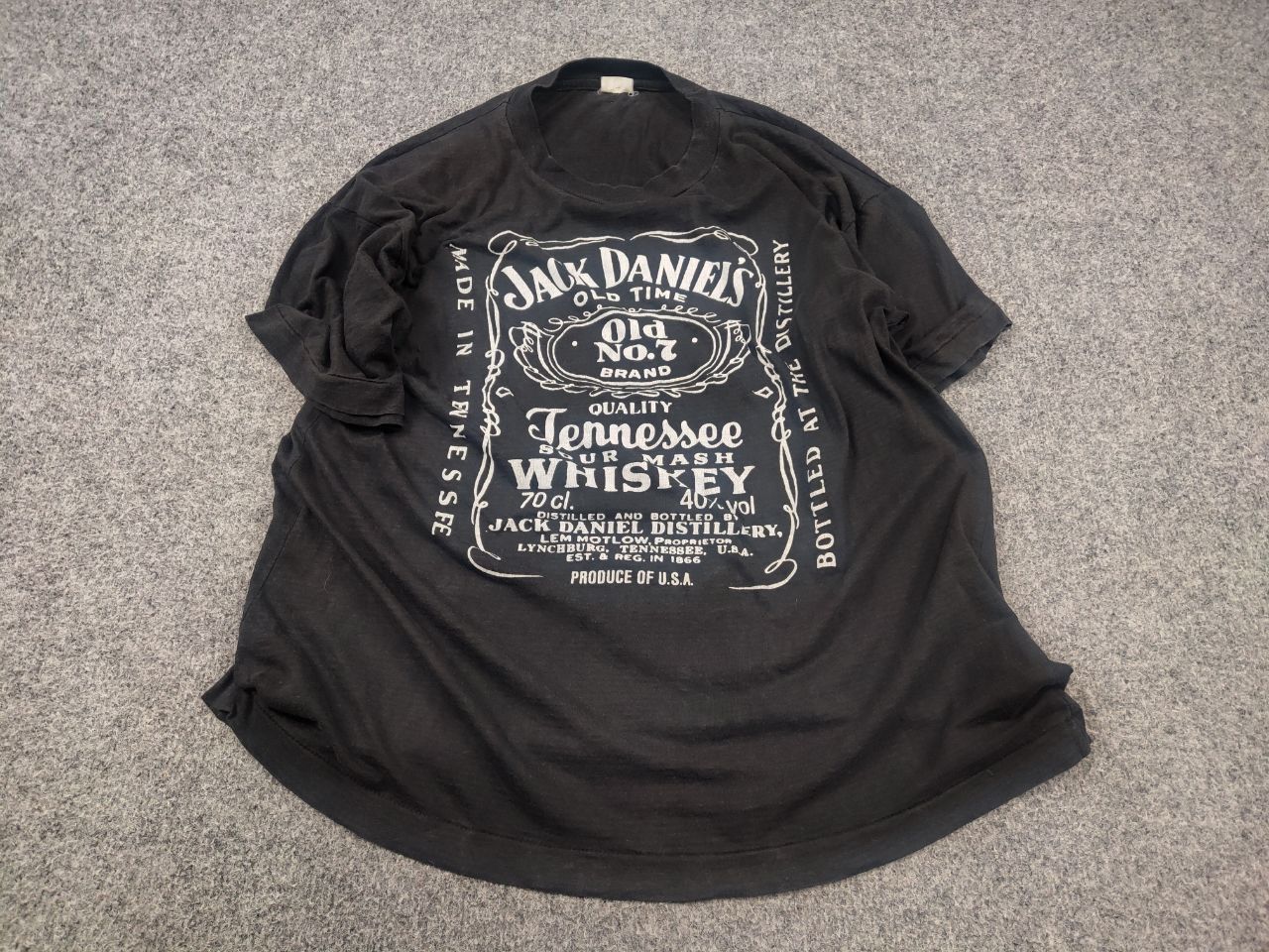 Vintage Vintage 80's Jack Daniels T Shirt USA Screen Stars Tee Size US M / EU 48-50 / 2 - 2 Thumbnail