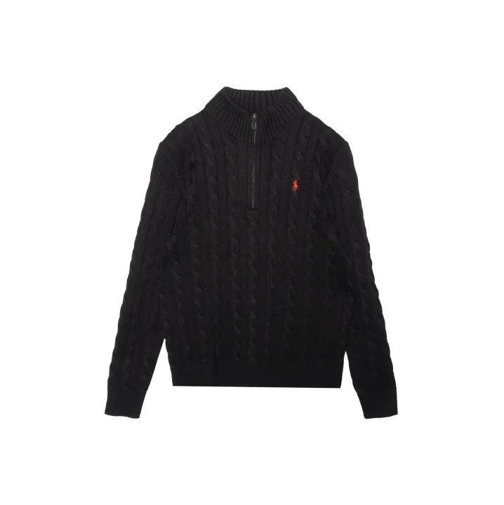 Polo Ralph Lauren Polo Ralph Lauren Pony Embroidered Cable Knit Quarter-Zip Sweater Size US XXL / EU 58 / 5 - 1 Thumbnail