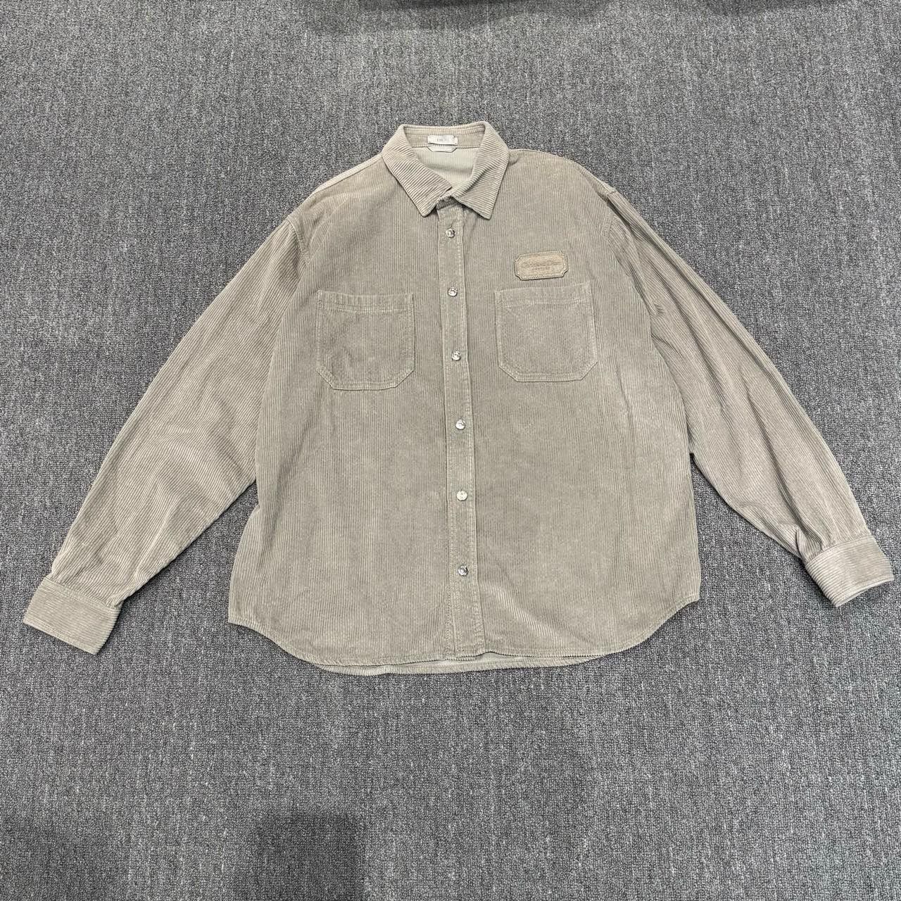 Dior Dior Gray Corduroy Shirt Jacket Size US XS / EU 42 / 0 - 1 Thumbnail