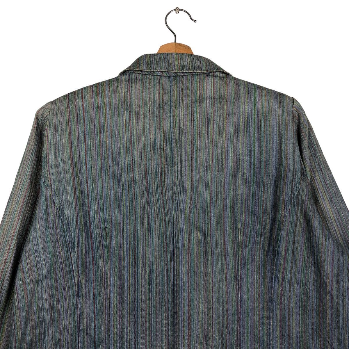 Japanese Brand 🔥Vintage Hickory Chore Jacket Military Style Issey Miyake Size US L / EU 52-54 / 3 - 9 Thumbnail