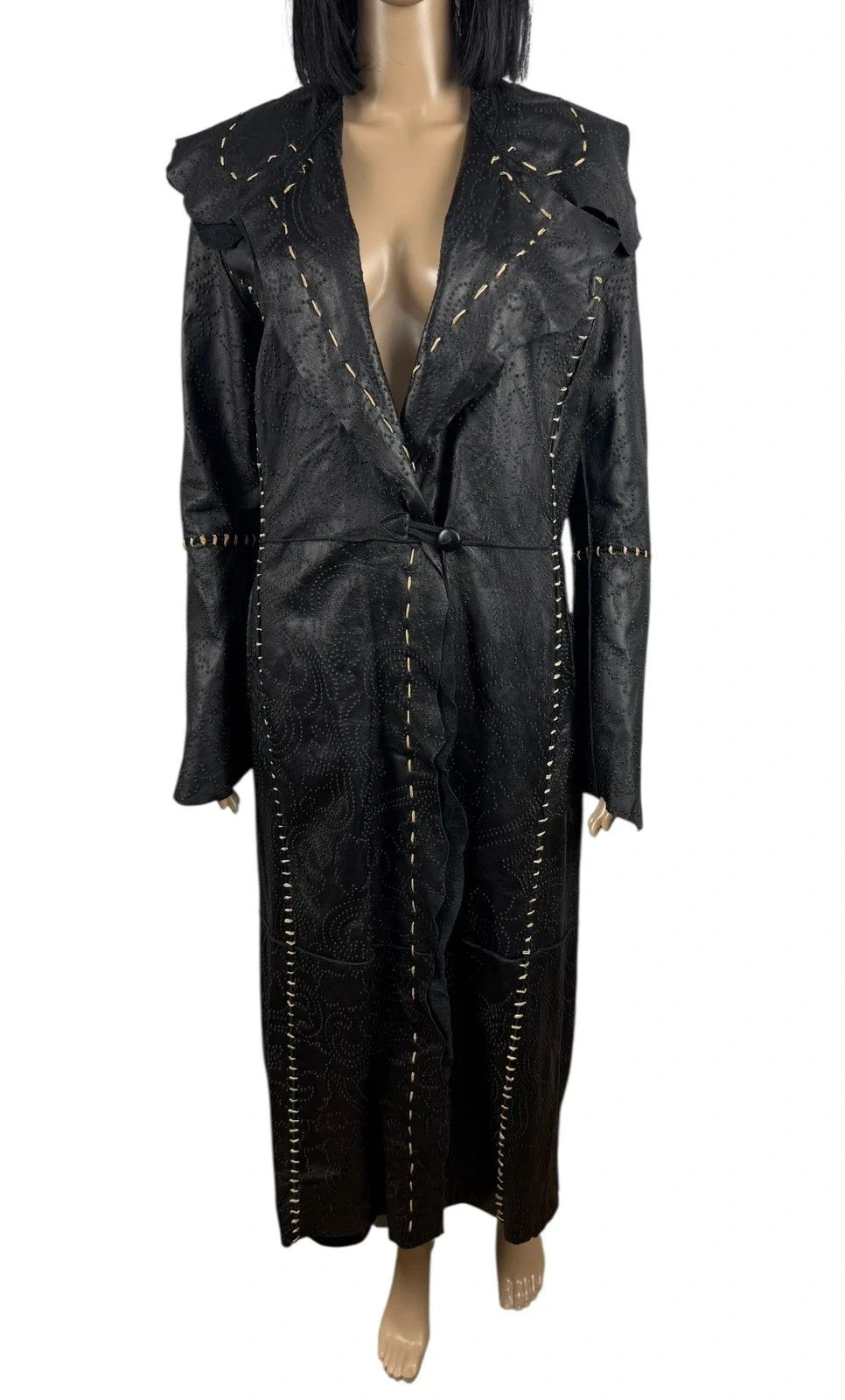 Other Gian Mori Genuine Leather Trench Coat Structured size XL Size XL / US 12-14 / IT 48-50 - 2 Thumbnail