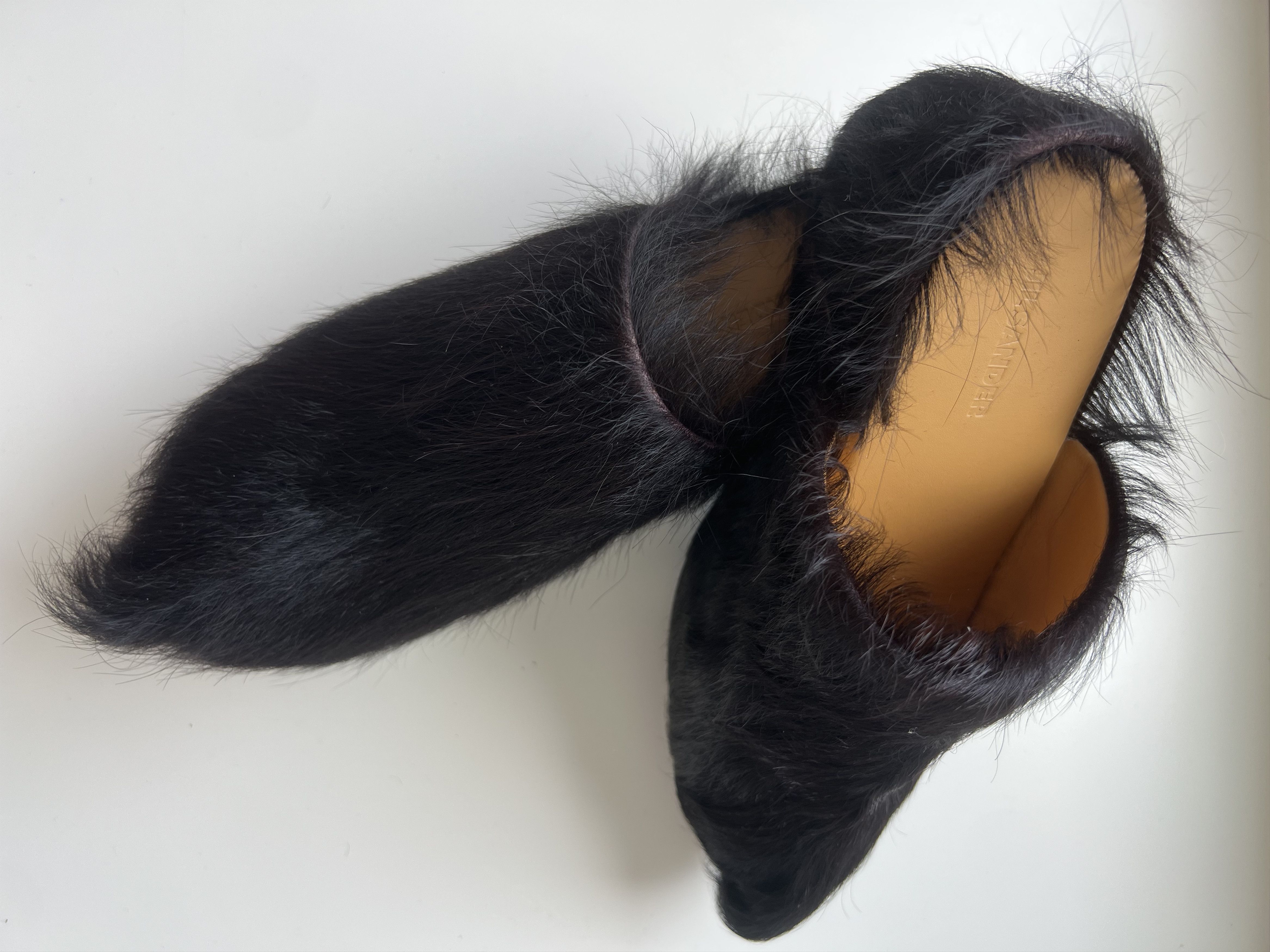 Jil Sander Jil Sander Pony Hair Fur Leather Mules / Clogs / Sabot Size US 6 / IT 36 - 5 Thumbnail