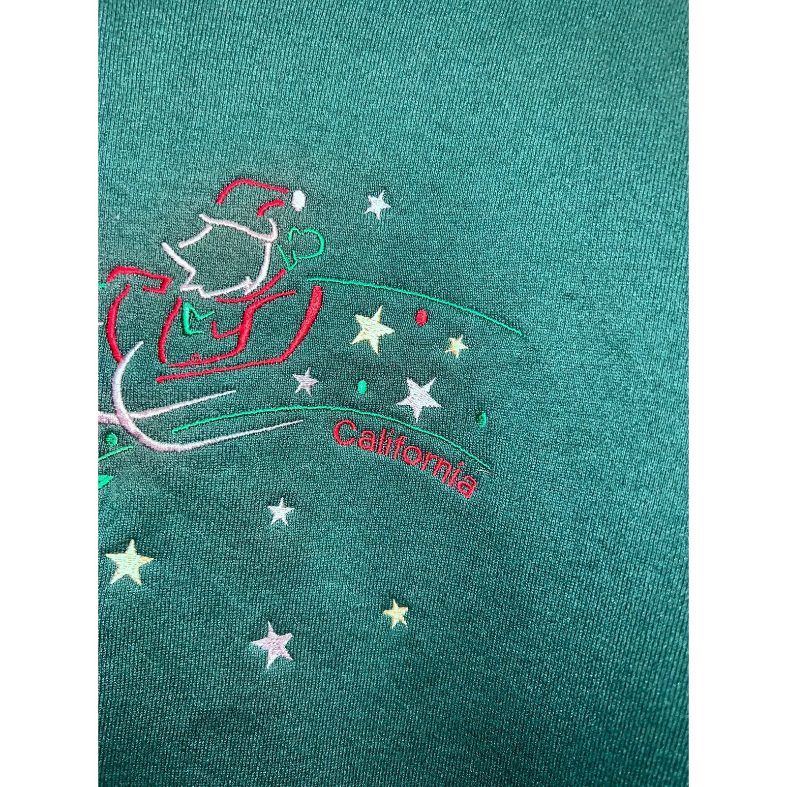Vintage Vintage California Christmas Sweatshirt Crewneck Santa 90s L Size US L / EU 52-54 / 3 - 5 Thumbnail