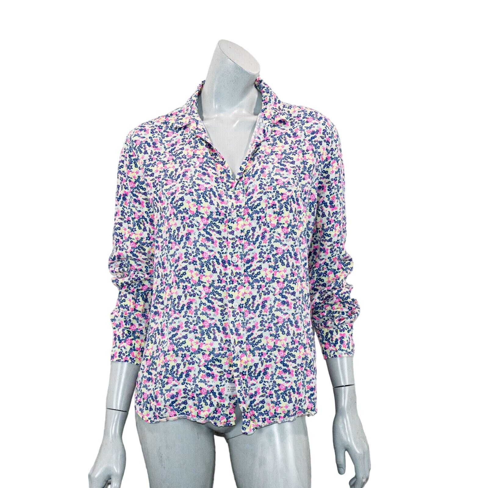Frank & Eileen Frank & Eileen Linen Button up EILEEN Shirt Floral Small Size S / US 4 / IT 40 - 2 Thumbnail