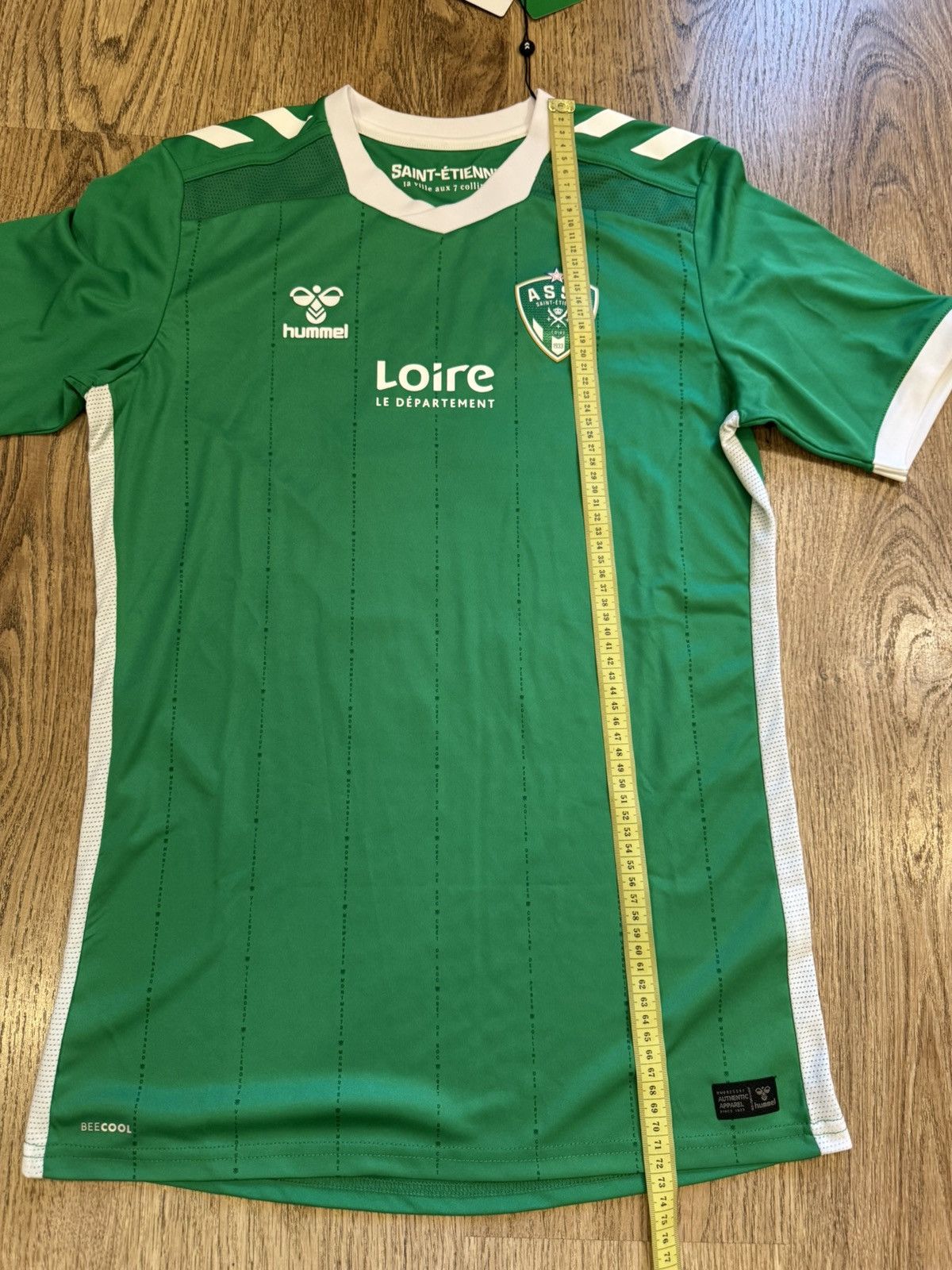 Hummel SAINT ETIENNE 2024-25 HUMMEL HOME SHIRT FOOTBALL JERSEY SZ S Size US S / EU 44-46 / 1 - 2 Thumbnail