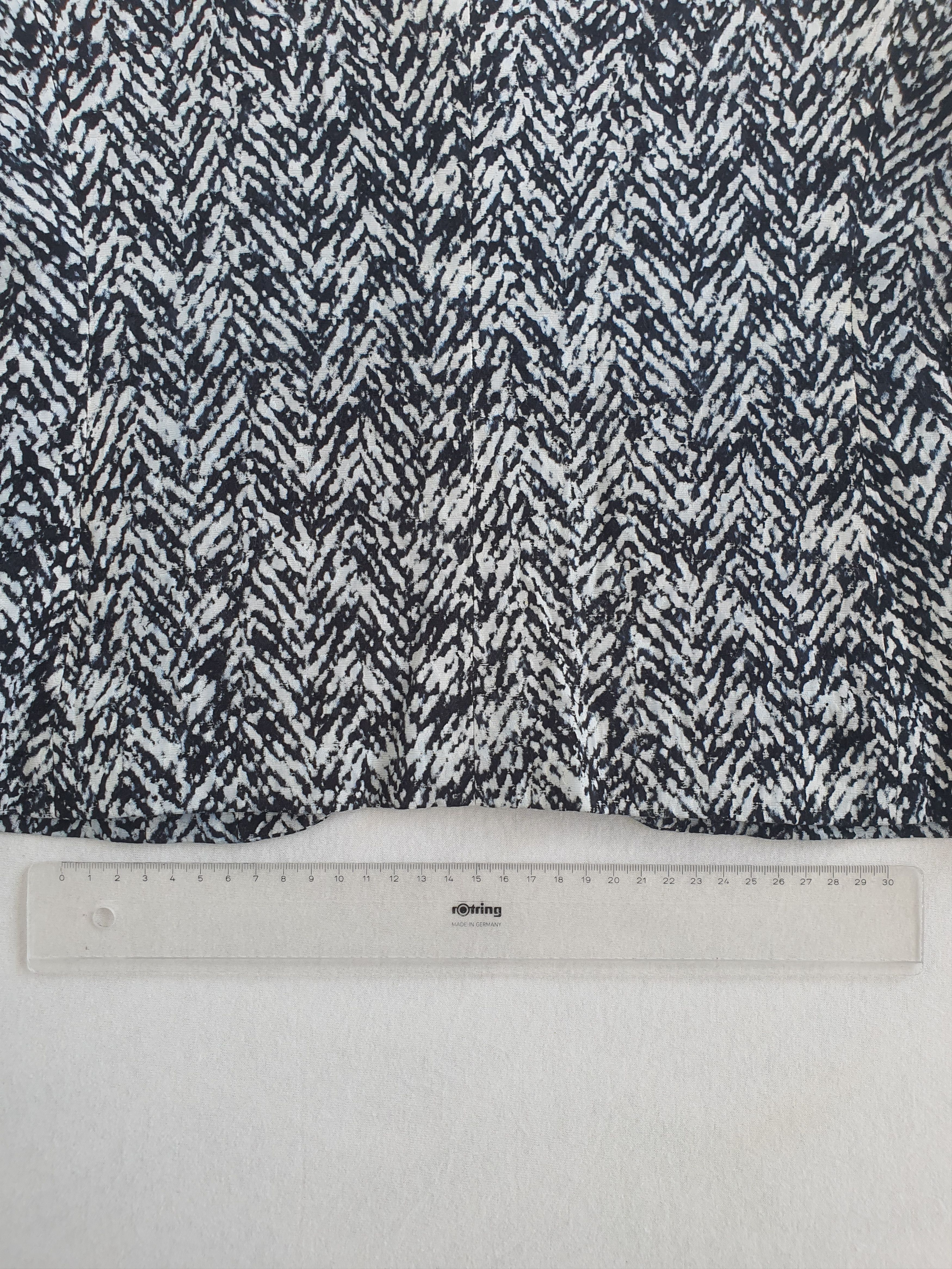 STRENESSE Vintage (00s) Blazer Jacket (Abstract Chevron) - US 2, GB 8 Size S / US 4 / IT 40 - 10 Thumbnail