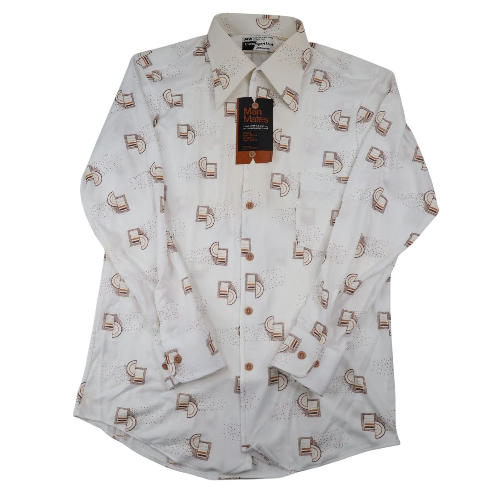 JCPenney × Vintage NWT True Vintage JC Penny Man Mates Sport Shirt Size US M / EU 48-50 / 2 - 1 Thumbnail