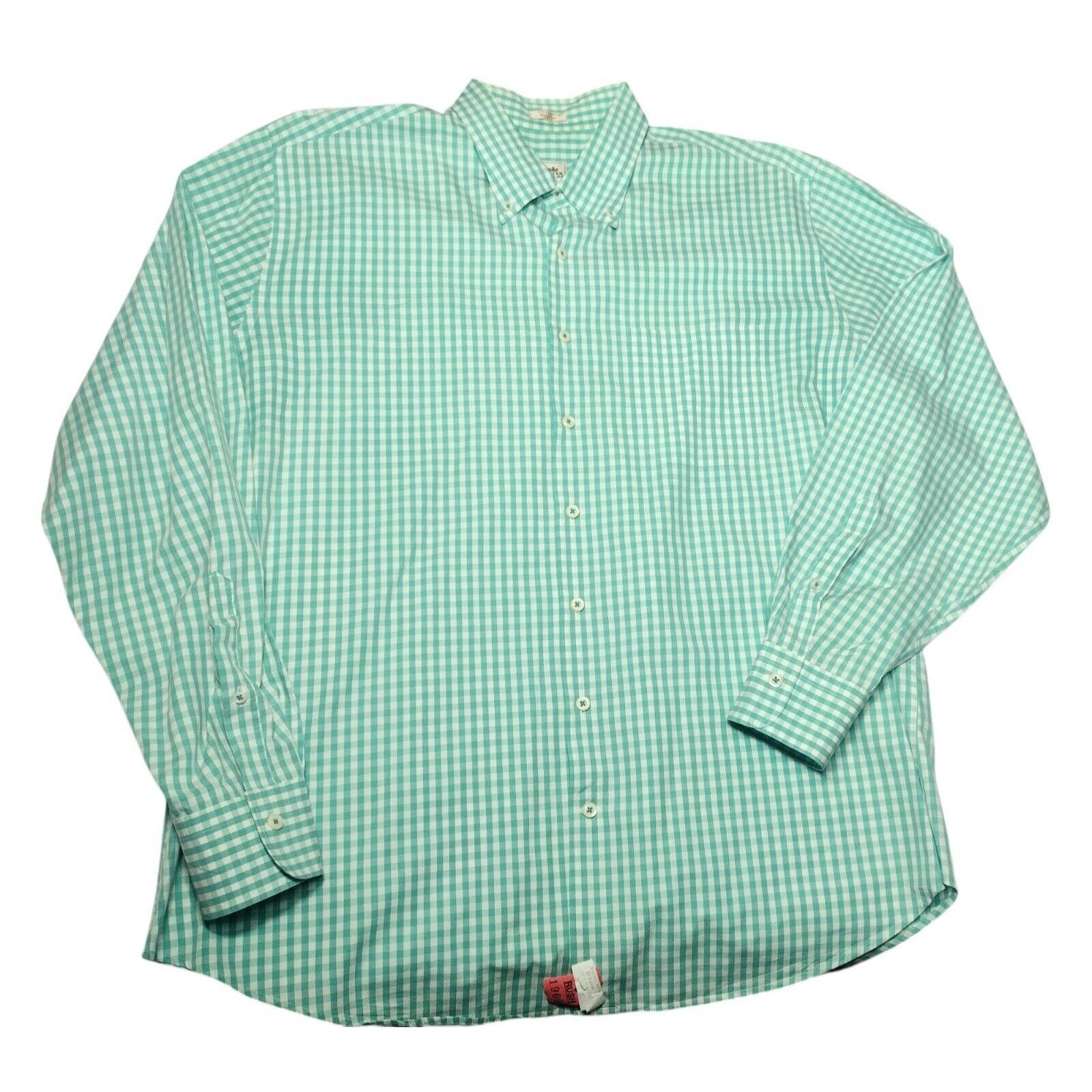 Peter Millar Peter Millar Weekender Wash Gingham Check Mens Shirt Size XL Size US XL / EU 56 / 4 - 1 Thumbnail