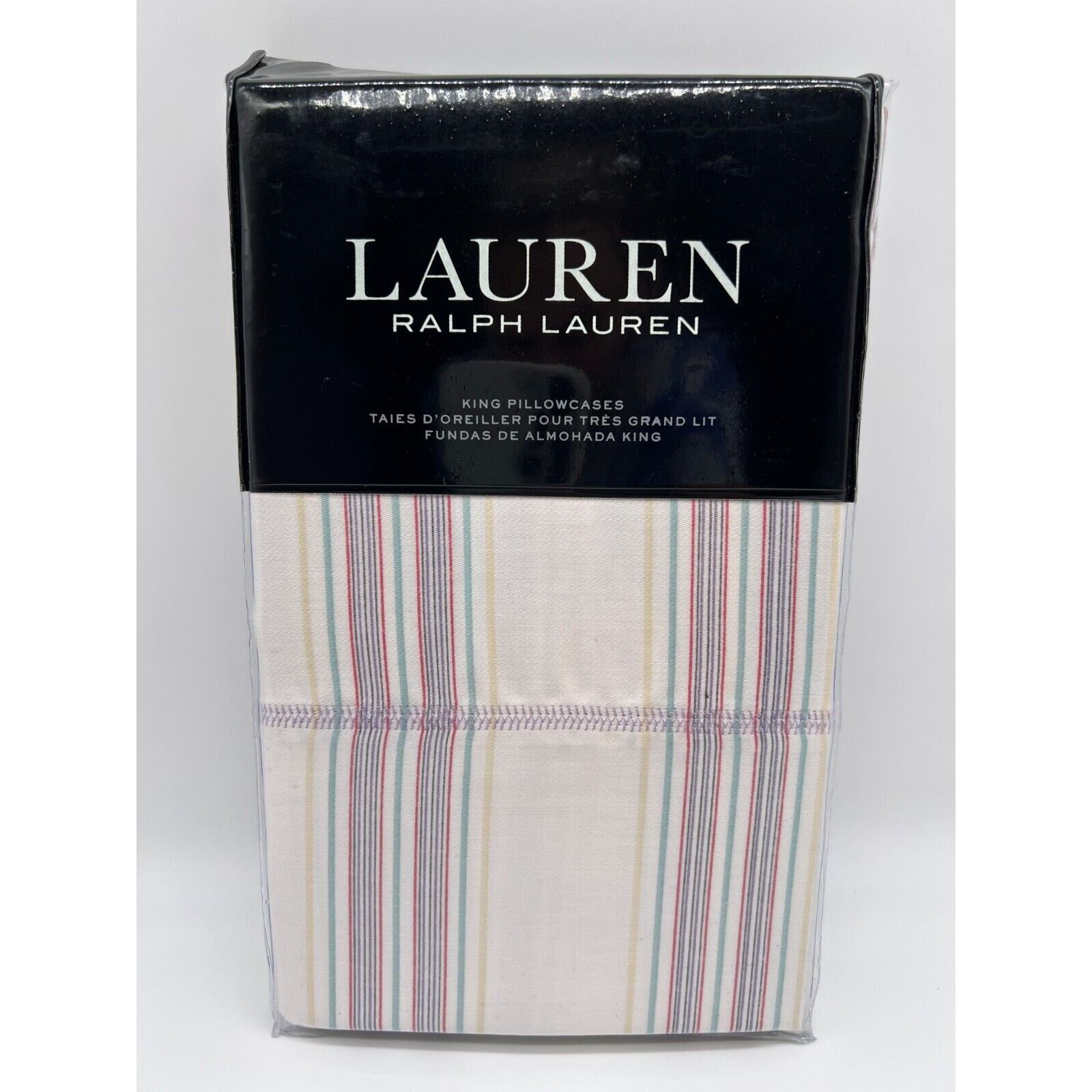 Lauren Ralph Lauren Ralph Lauren Claudia Stripe Set of 2 Pillowcase 100% Cotton Size ONE SIZE - 1 Thumbnail
