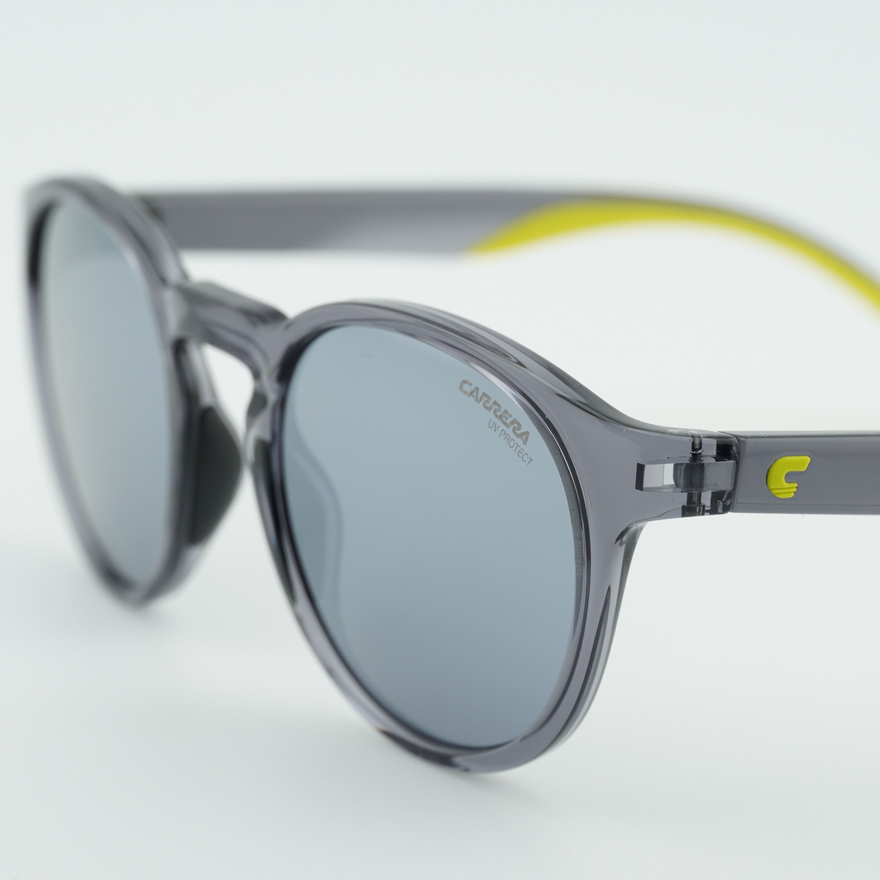 Carrera CARRERA 8056/S 0KB7 T4 Sunglasses Grey Round Frame Size ONE SIZE - 6 Thumbnail