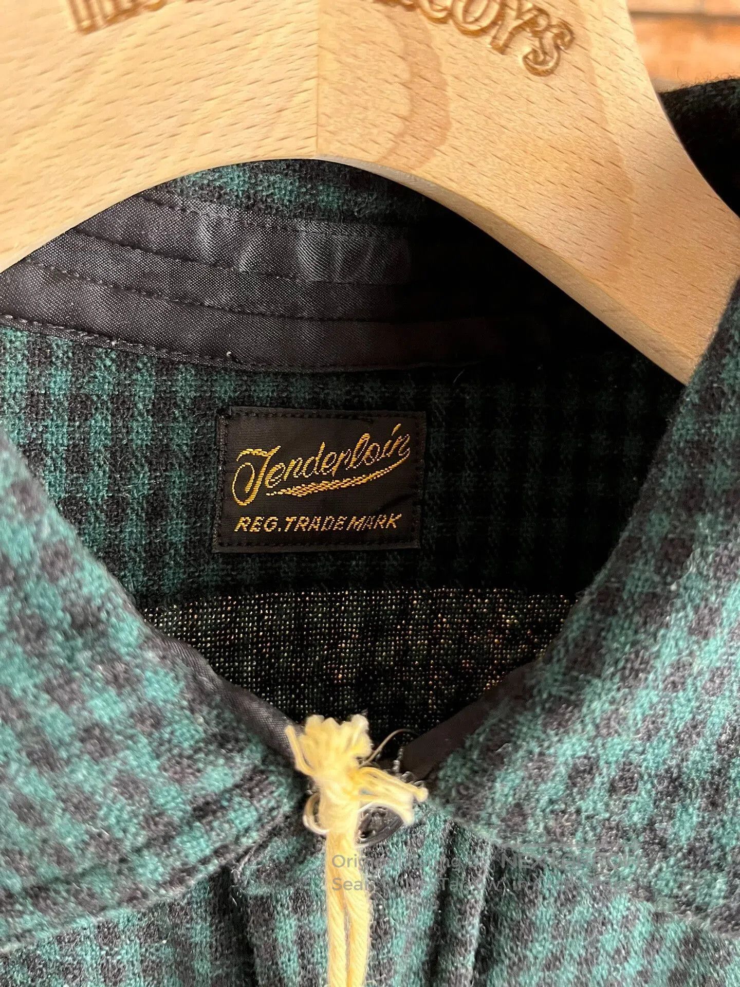 Tenderloin Tenderloin Green Check Wool Shirt. Size US XS / EU 42 / 0 - 3 Thumbnail
