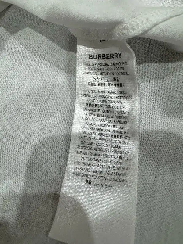 Burberry Burberry White Cotton Women's T-Shirt. Size S / US 4 / IT 40 - 4 Thumbnail