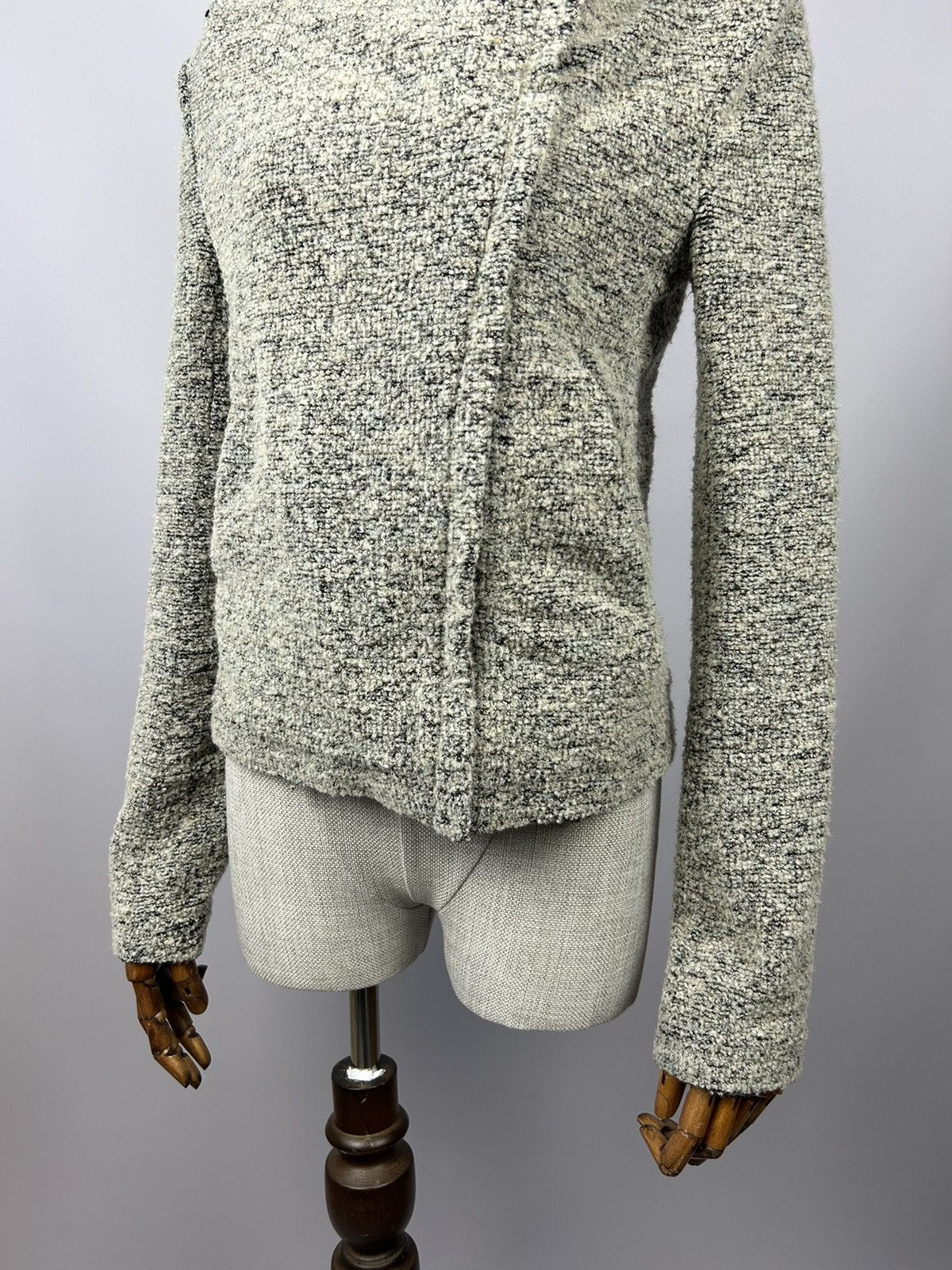Iro IRO Bessie Coat Full Asymmetrical Zip Cowl Neck Jacket 40 Size M / US 6-8 / IT 42-44 - 8 Thumbnail