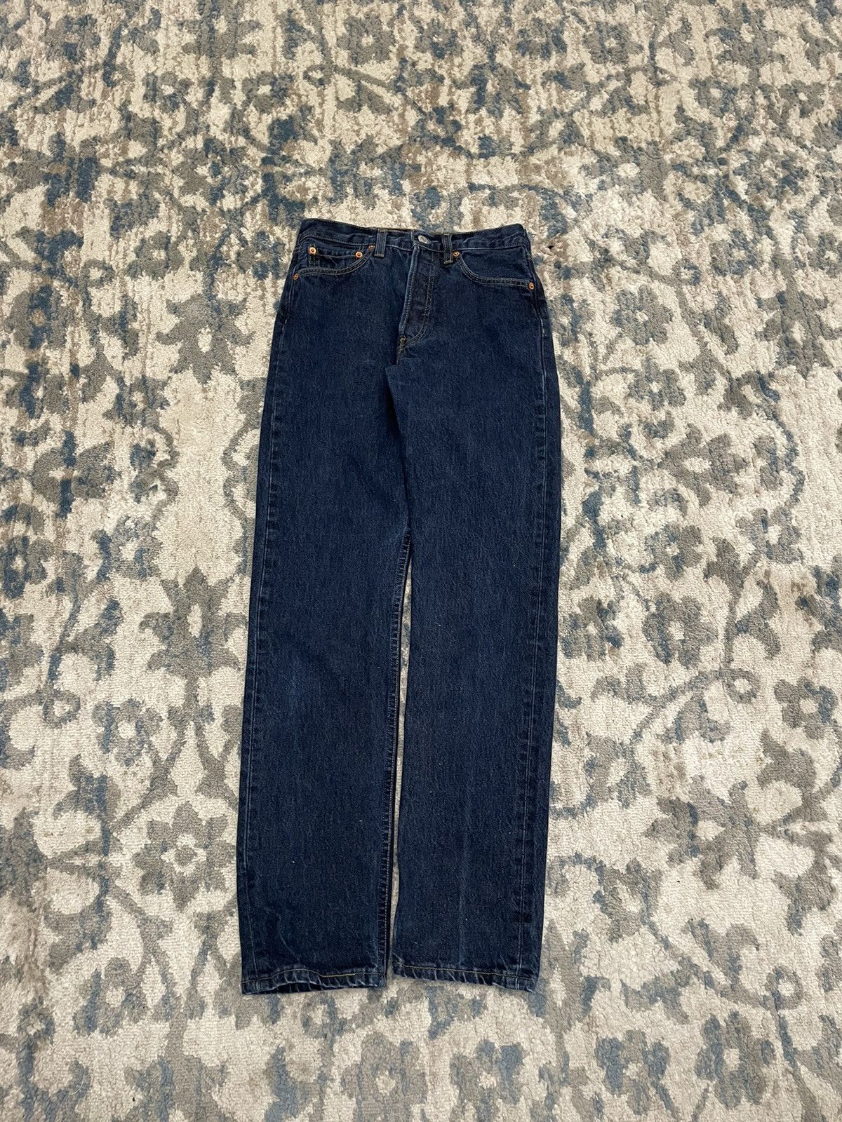 Levi's Vintage 90s Levi’s 501 Dark Wash Jeans 28X32 Silvertab Size US 28 / EU 44 - 1 Thumbnail