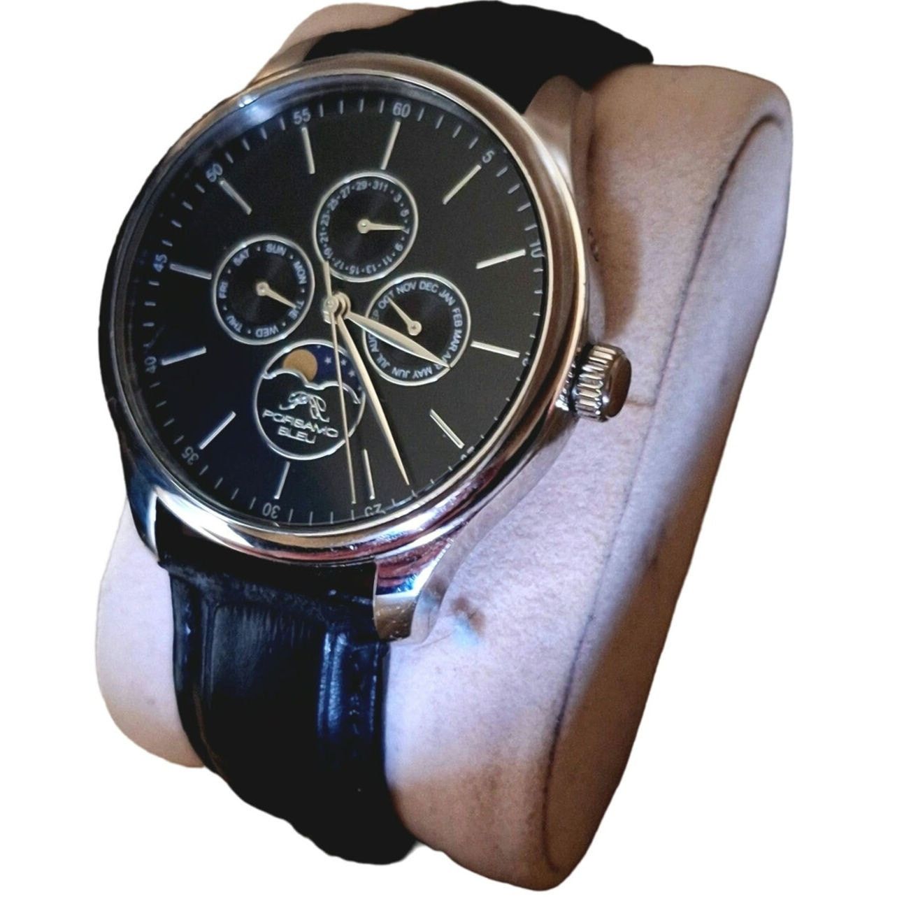 Other Porsamo Bleu Jonathan Luxury Men's Watch, Black 911BJOL Size ONE SIZE - 2 Thumbnail