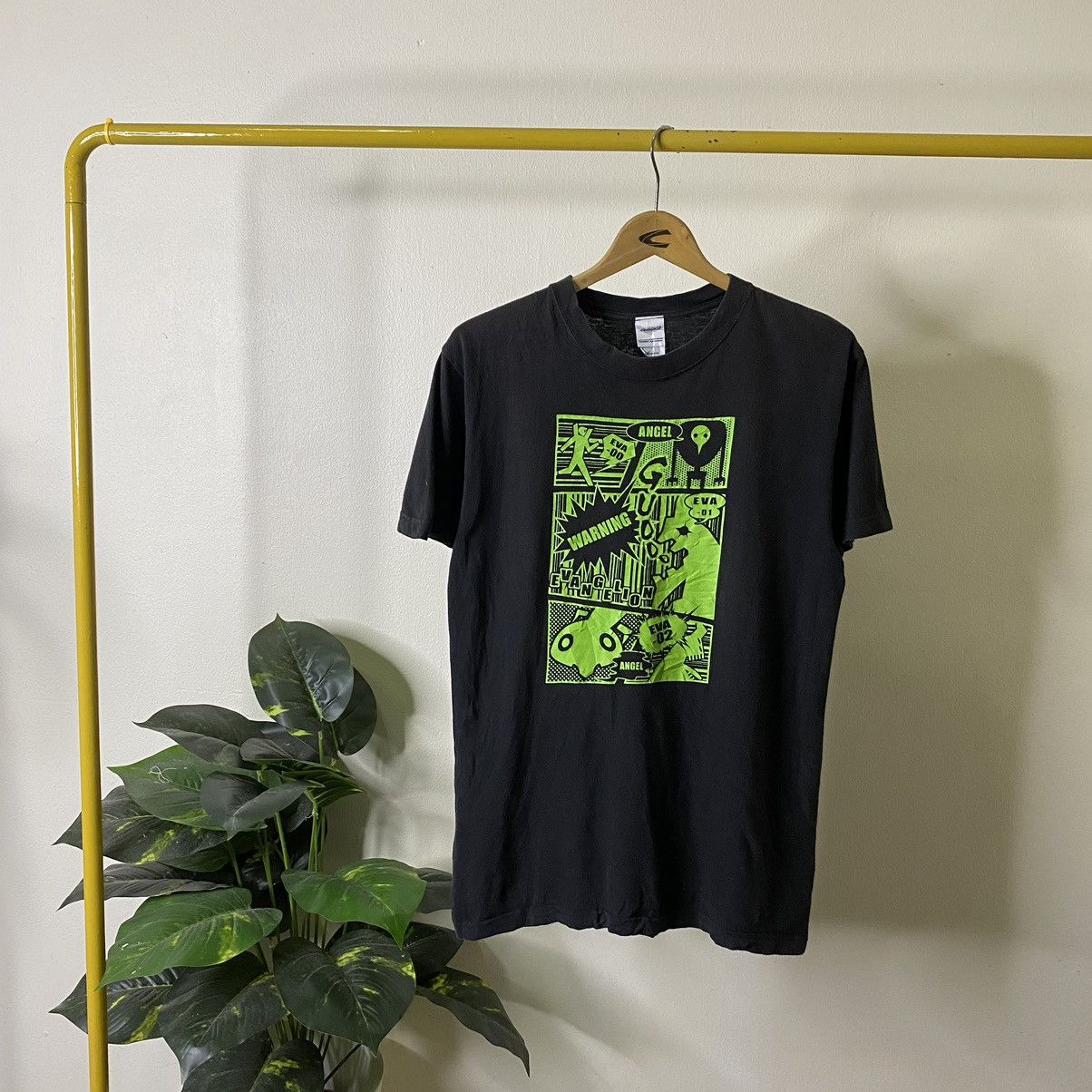 Anime Vintage Y2K Neon Genesis Evangelion 2.0 Anime Tee Size US M / EU 48-50 / 2 - 1 Thumbnail
