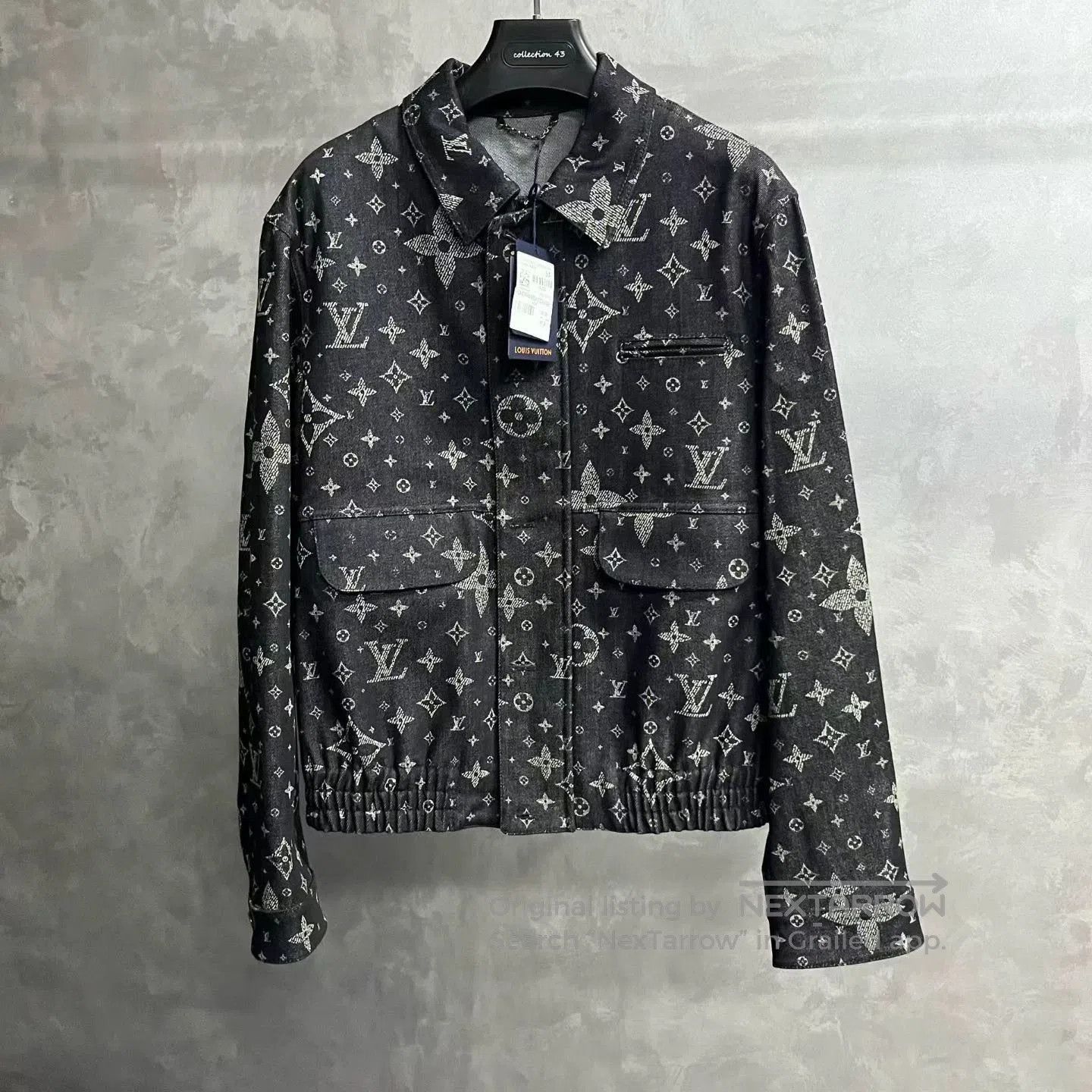 Louis Vuitton black star logo button-up jacket. Size US XXL / EU 58 / 5 - 1 Thumbnail