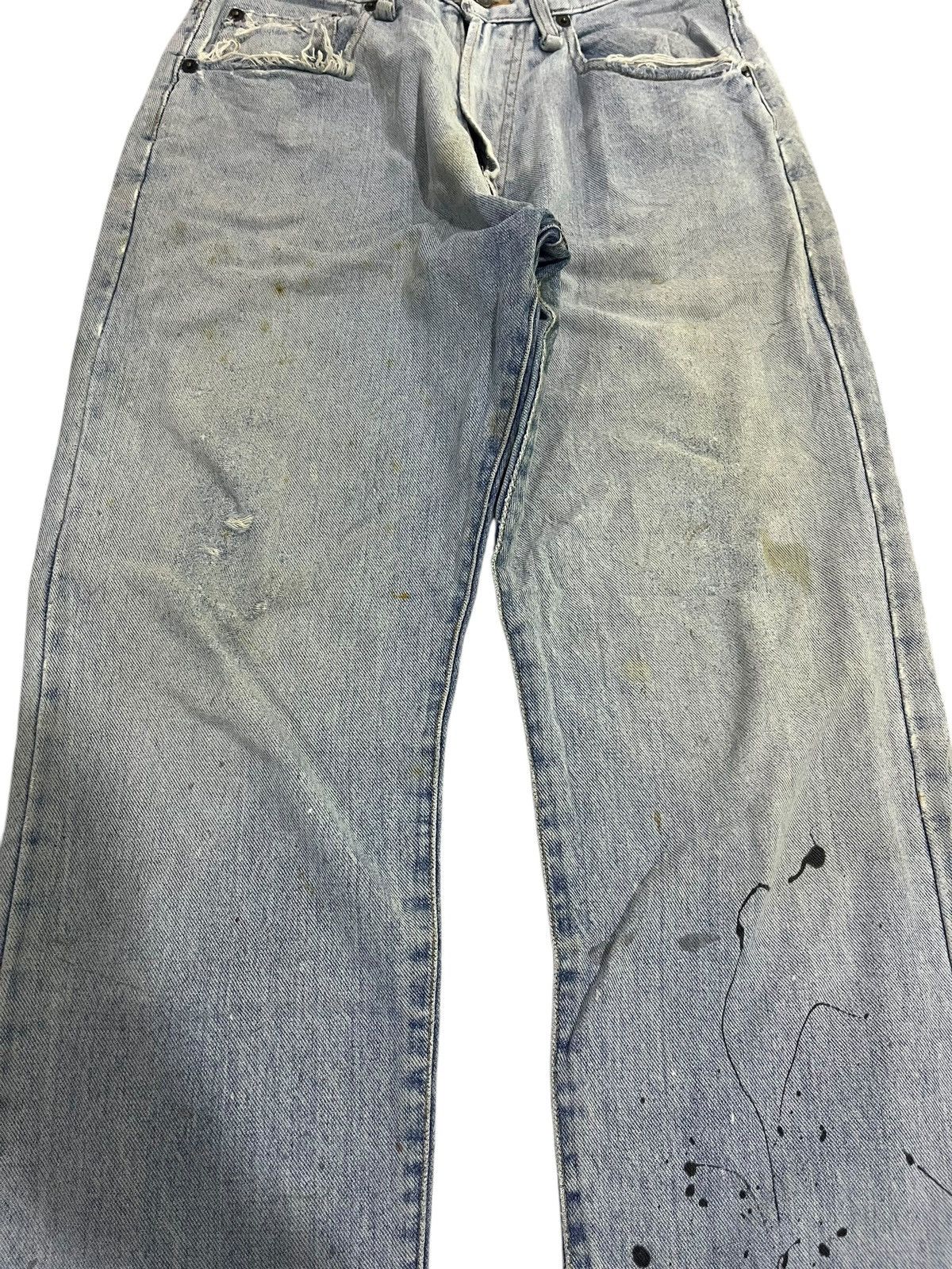 If Six Was Nine × Japanese Brand × Le Grande Bleu (L.G.B.) BAGGY💥 VTG Y2K SPELL BOUND USA WASHED BLUE DENIM JEANS Size US 28 / EU 44 - 3 Thumbnail