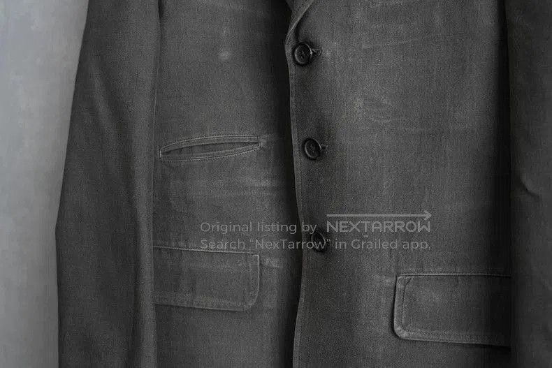 Yohji Yamamoto Yohji Yamamoto Gray Silk Jacket. Size US M / EU 48-50 / 2 - 5 Thumbnail