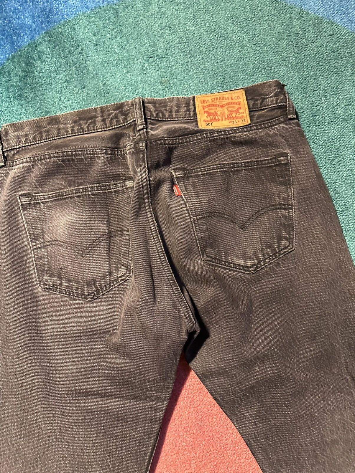 Levi's × Levi's Vintage Clothing Vintage Levi 501 Selvedge Jeans - Faded Black Size US 33 - 5 Thumbnail